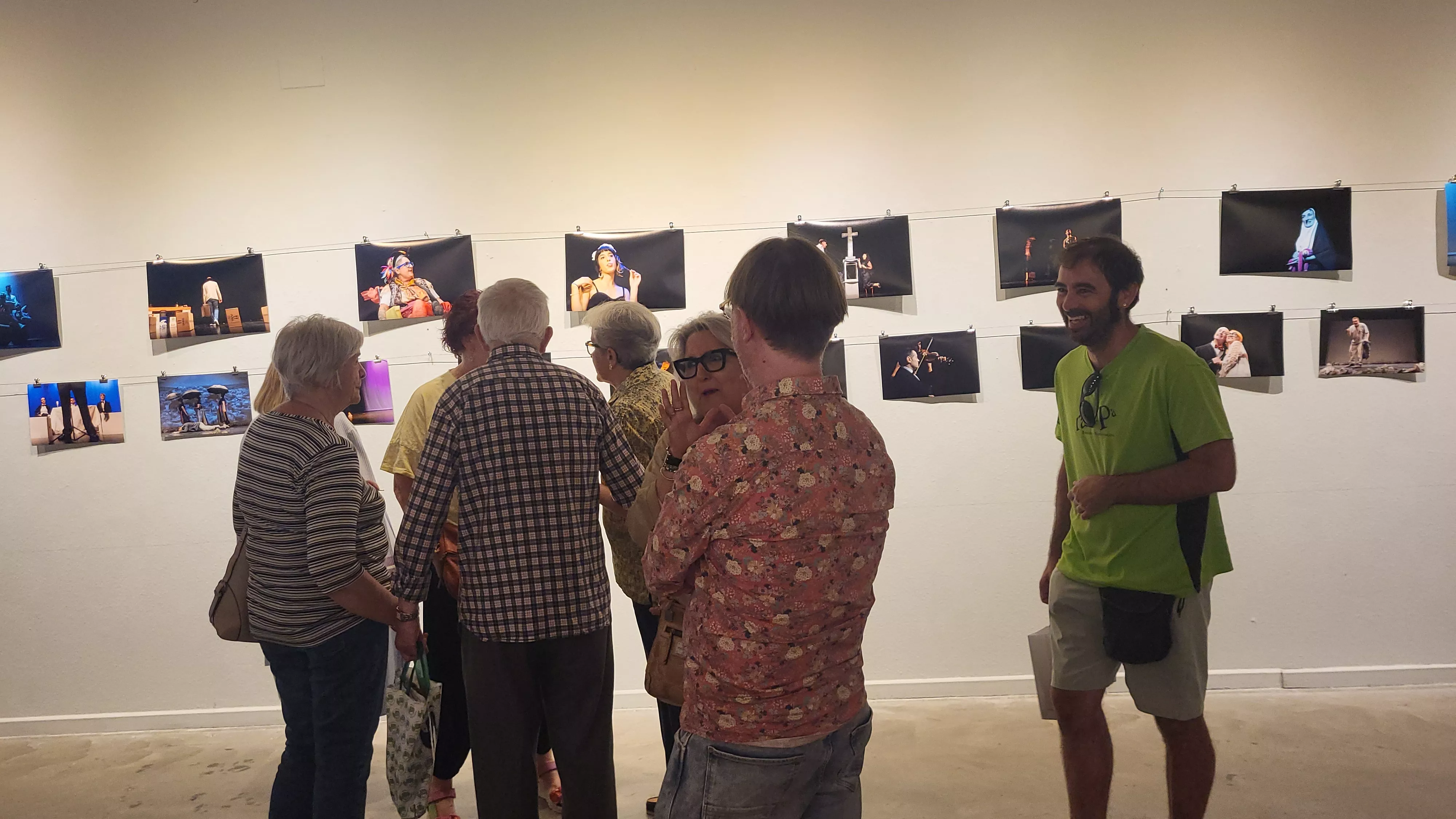 Exposición de La López "Arriba el telón" en el Centro Manuel Benito Moliner. Foto Mercedes Manterola