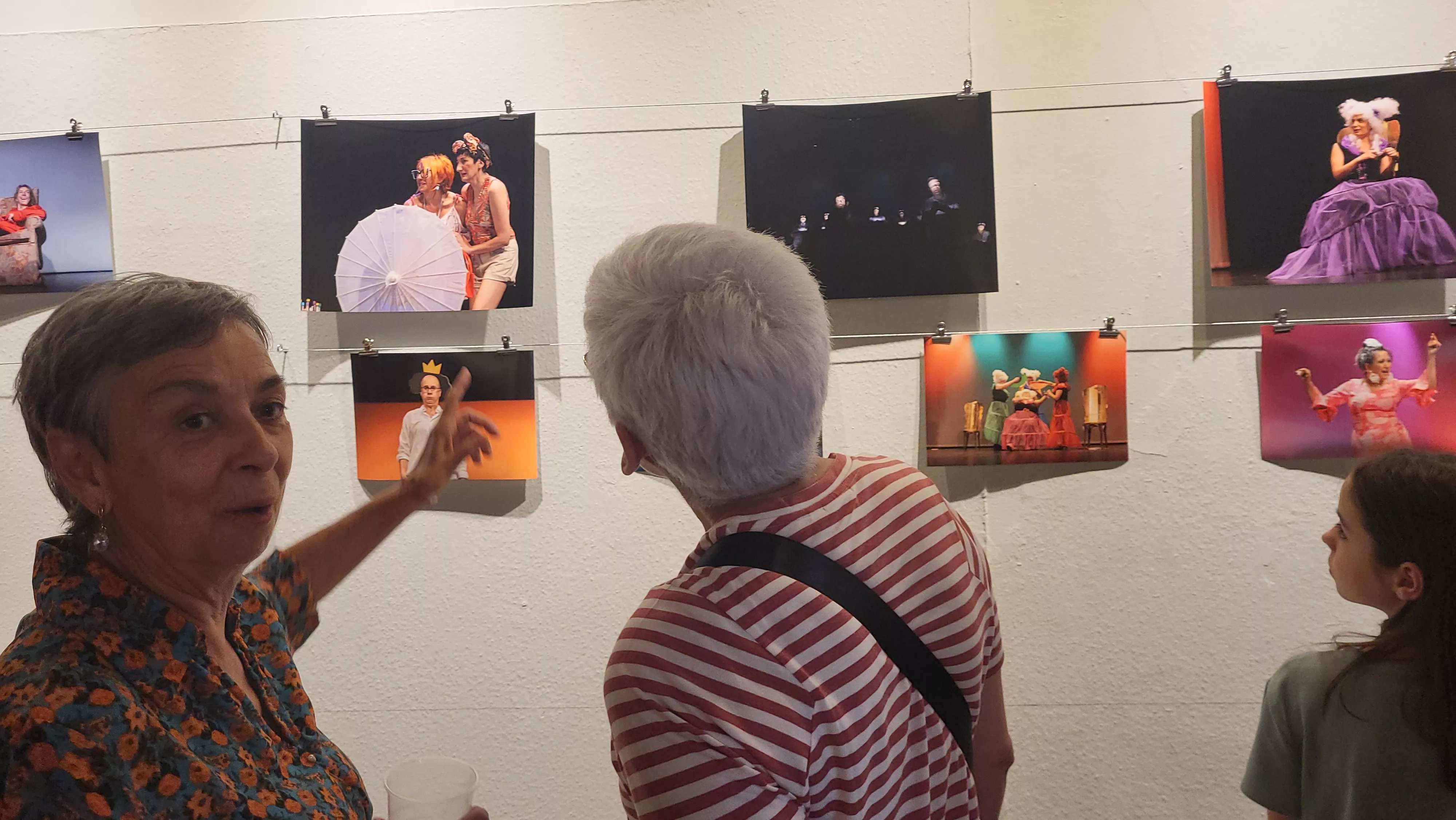 Exposición de La López "Arriba el telón" en el Centro Manuel Benito Moliner. Foto Mercedes Manterola