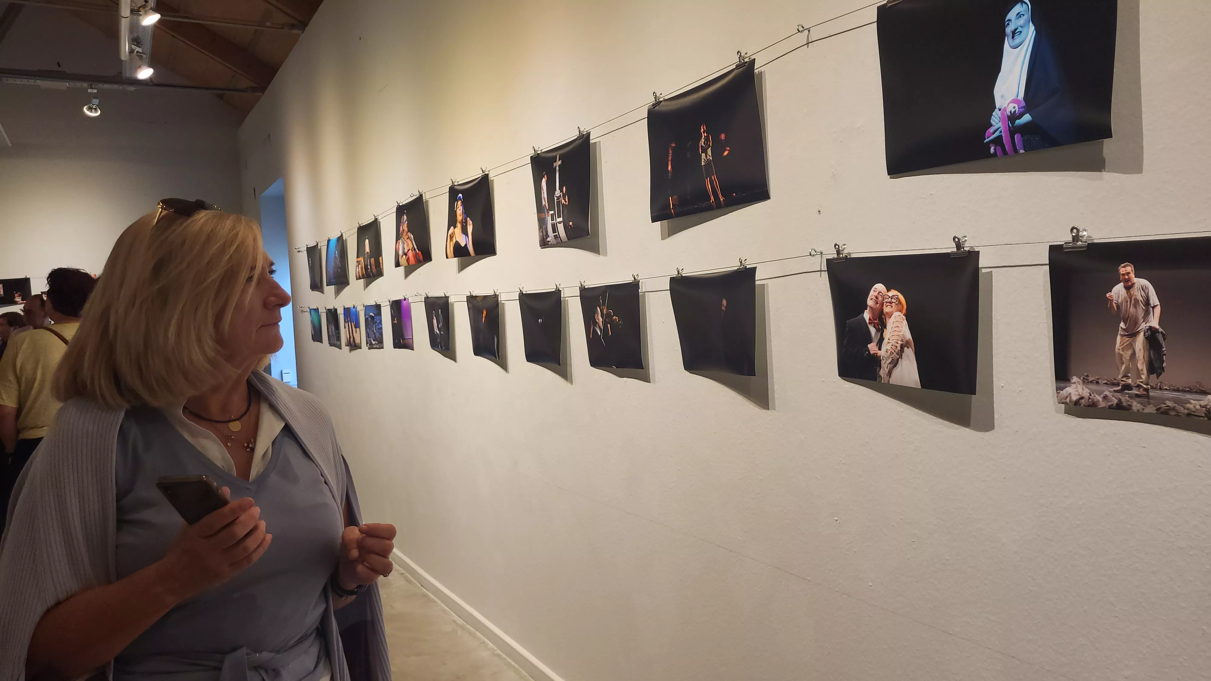 Exposición de La López "Arriba el telón" en el Centro Manuel Benito Moliner. Foto Mercedes Manterola