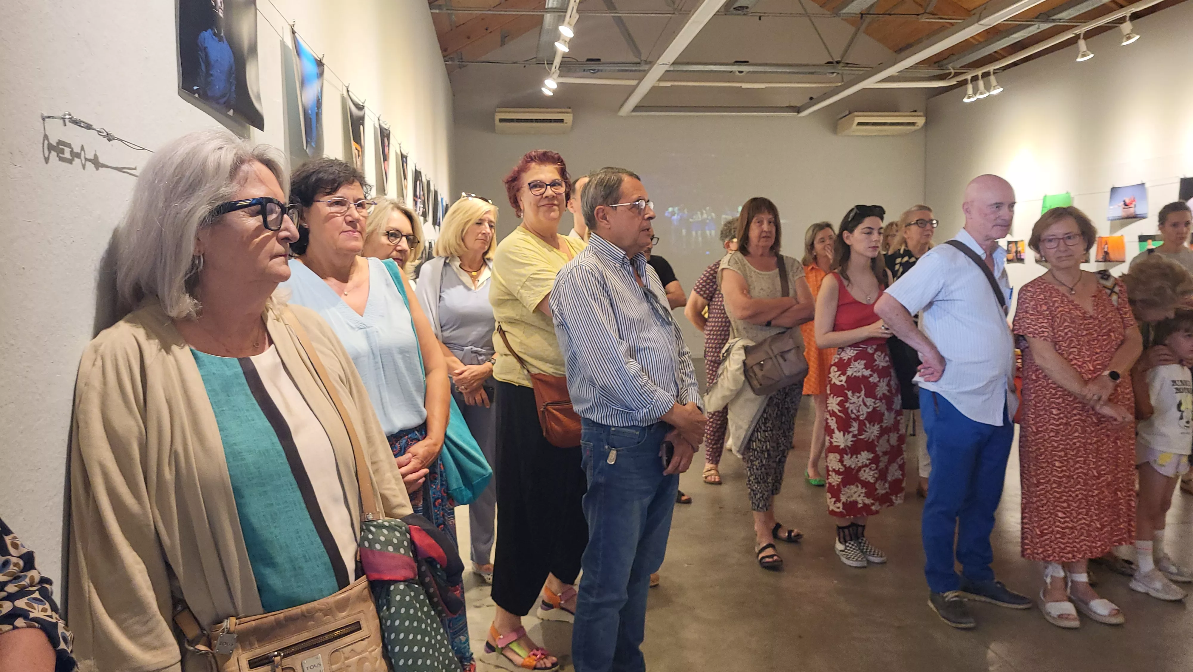 Exposición de La López "Arriba el telón" en el Centro Manuel Benito Moliner. Foto Mercedes Manterola
