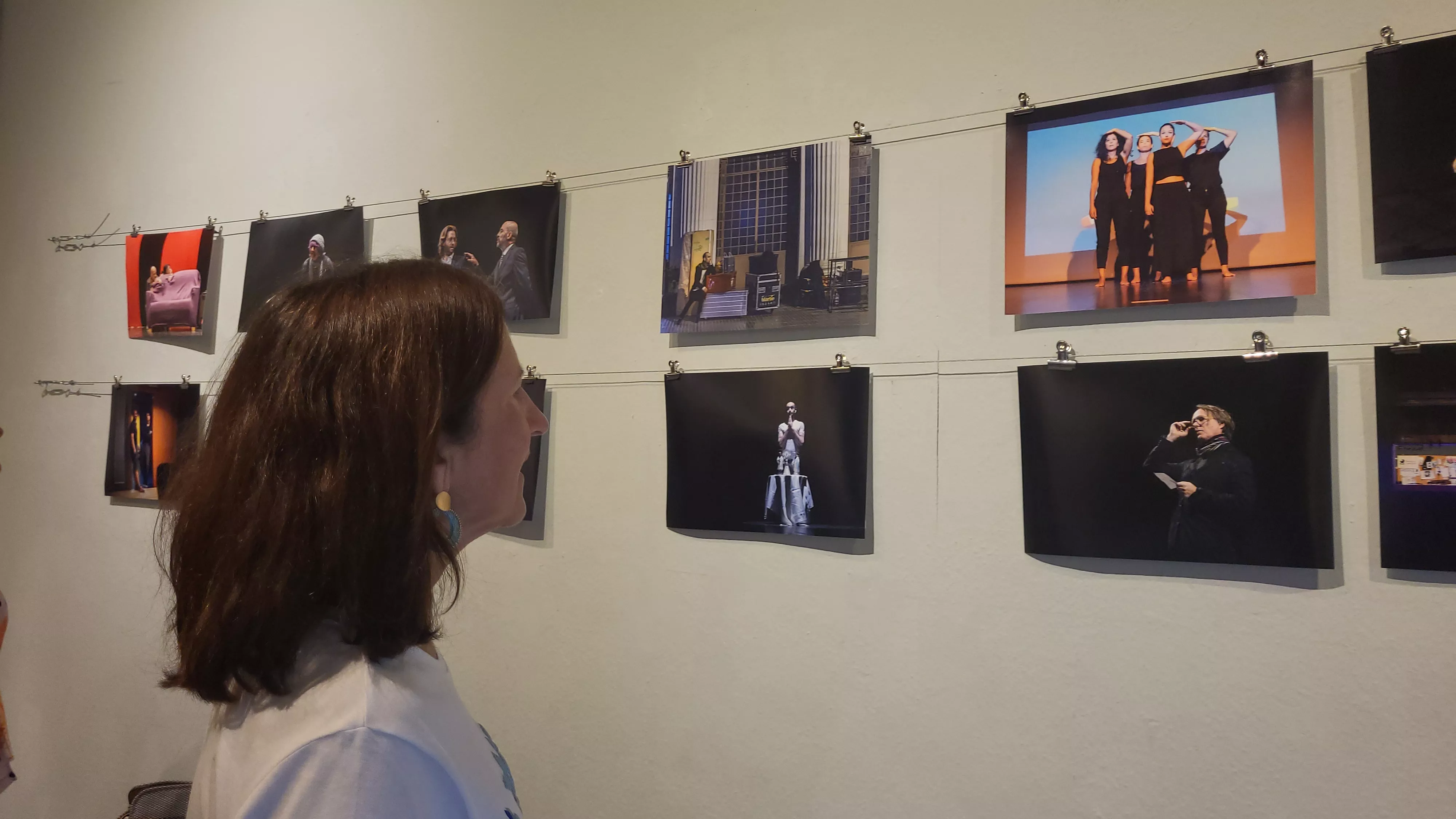 Exposición de La López "Arriba el telón" en el Centro Manuel Benito Moliner. Foto Mercedes Manterola