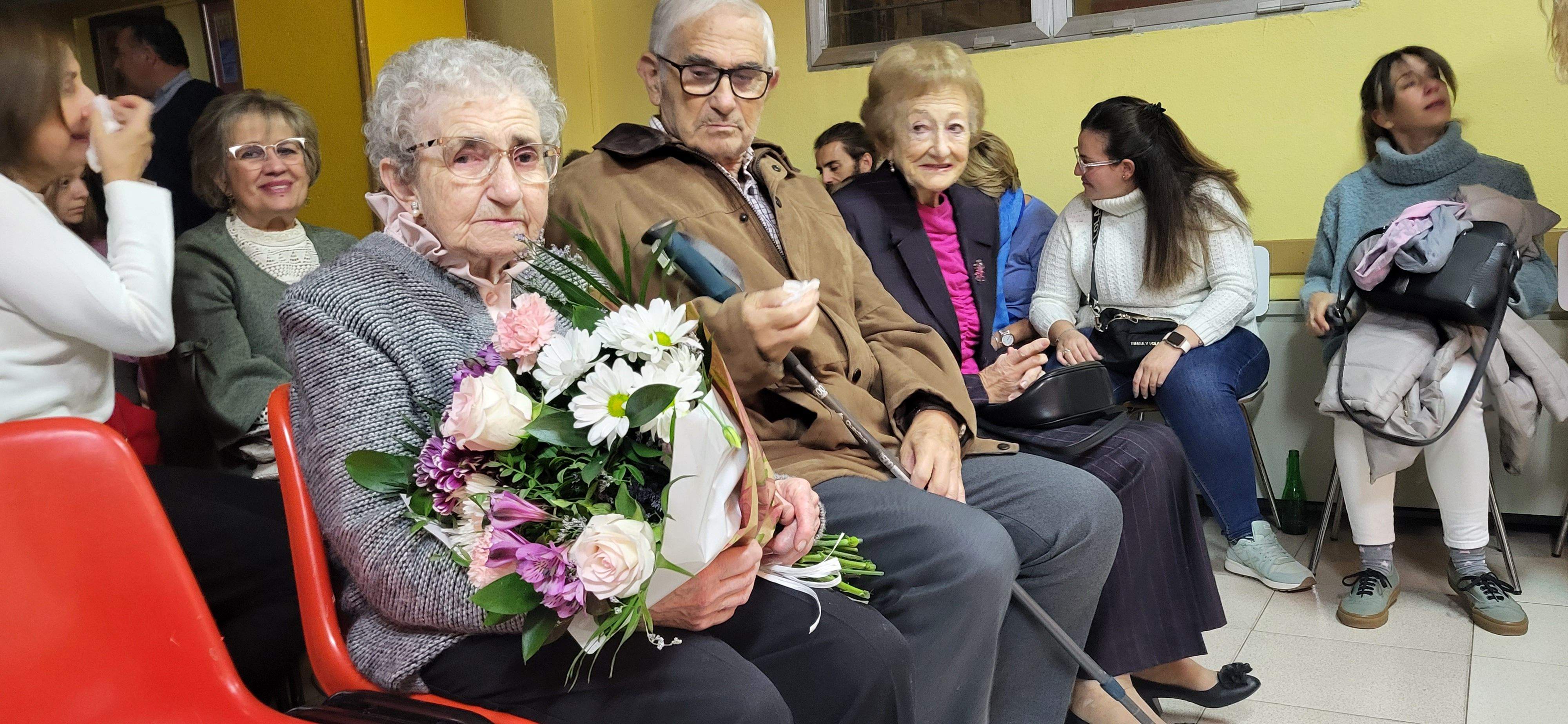 Angelines Palacio, homenajeada este domingo por sus vecinos de Santo Domingo y San Martín