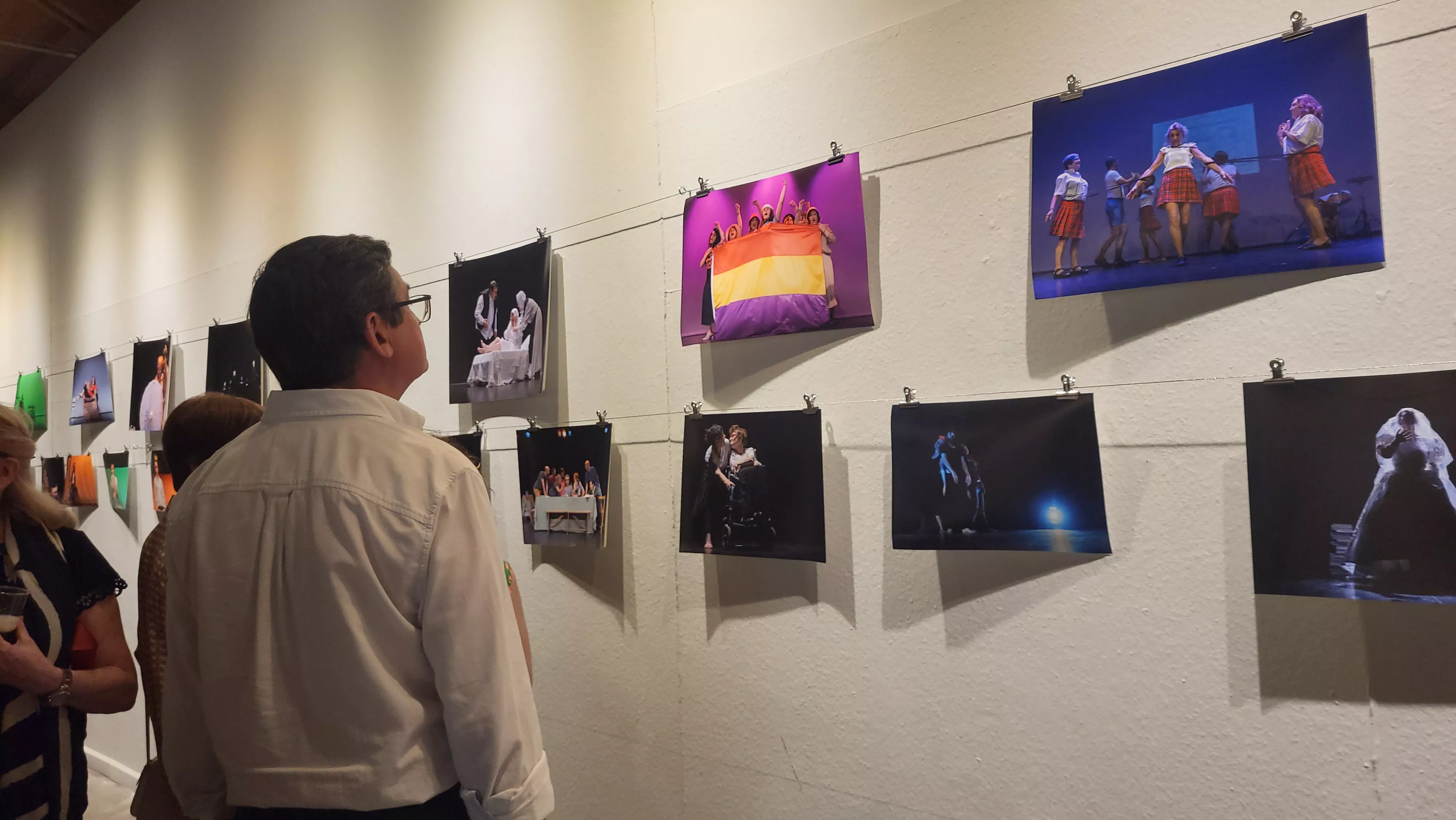 Exposición de La López "Arriba el telón" en el Centro Manuel Benito Moliner. Foto Mercedes Manterola