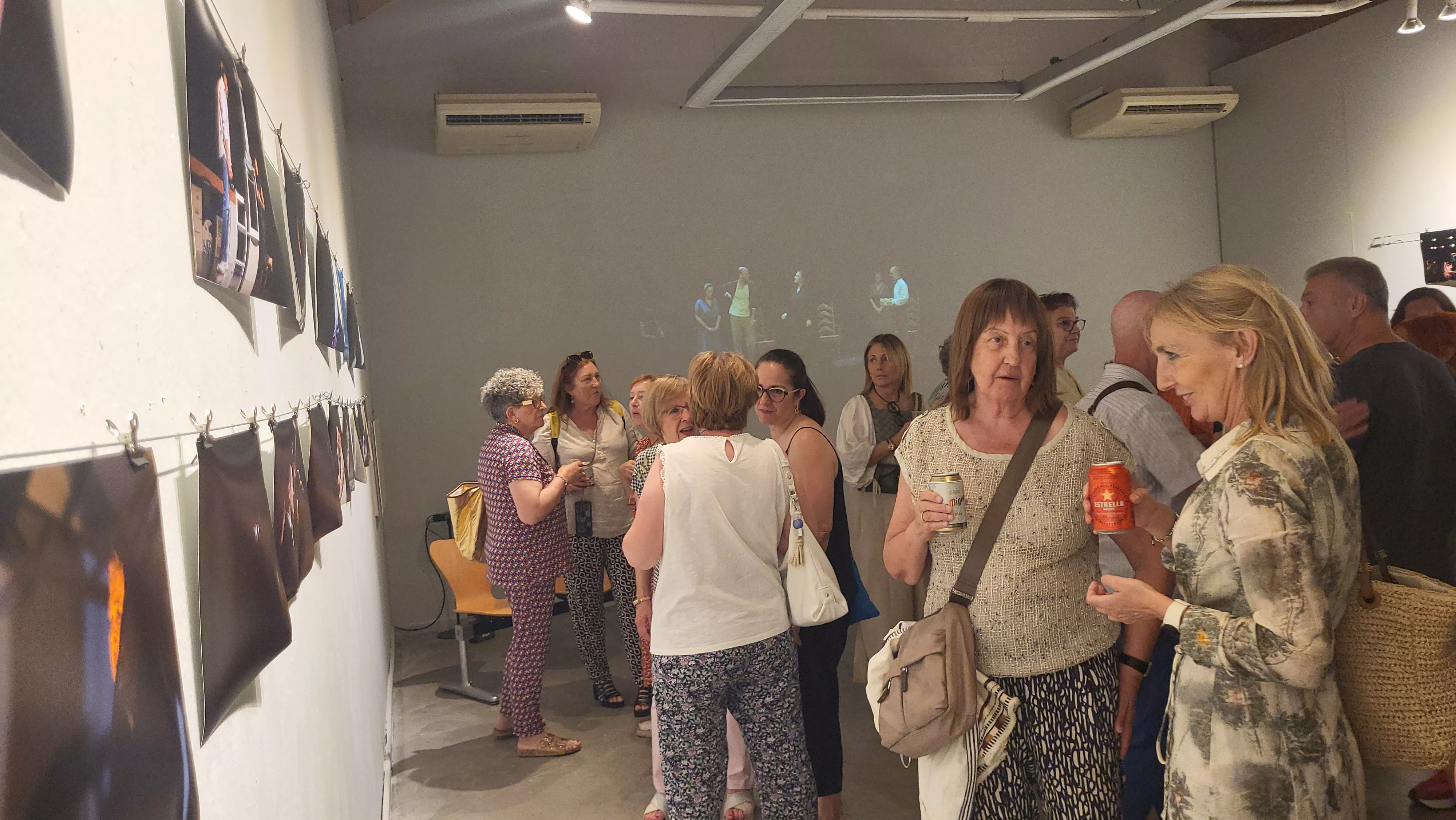 Exposición de La López "Arriba el telón" en el Centro Manuel Benito Moliner. Foto Mercedes Manterola