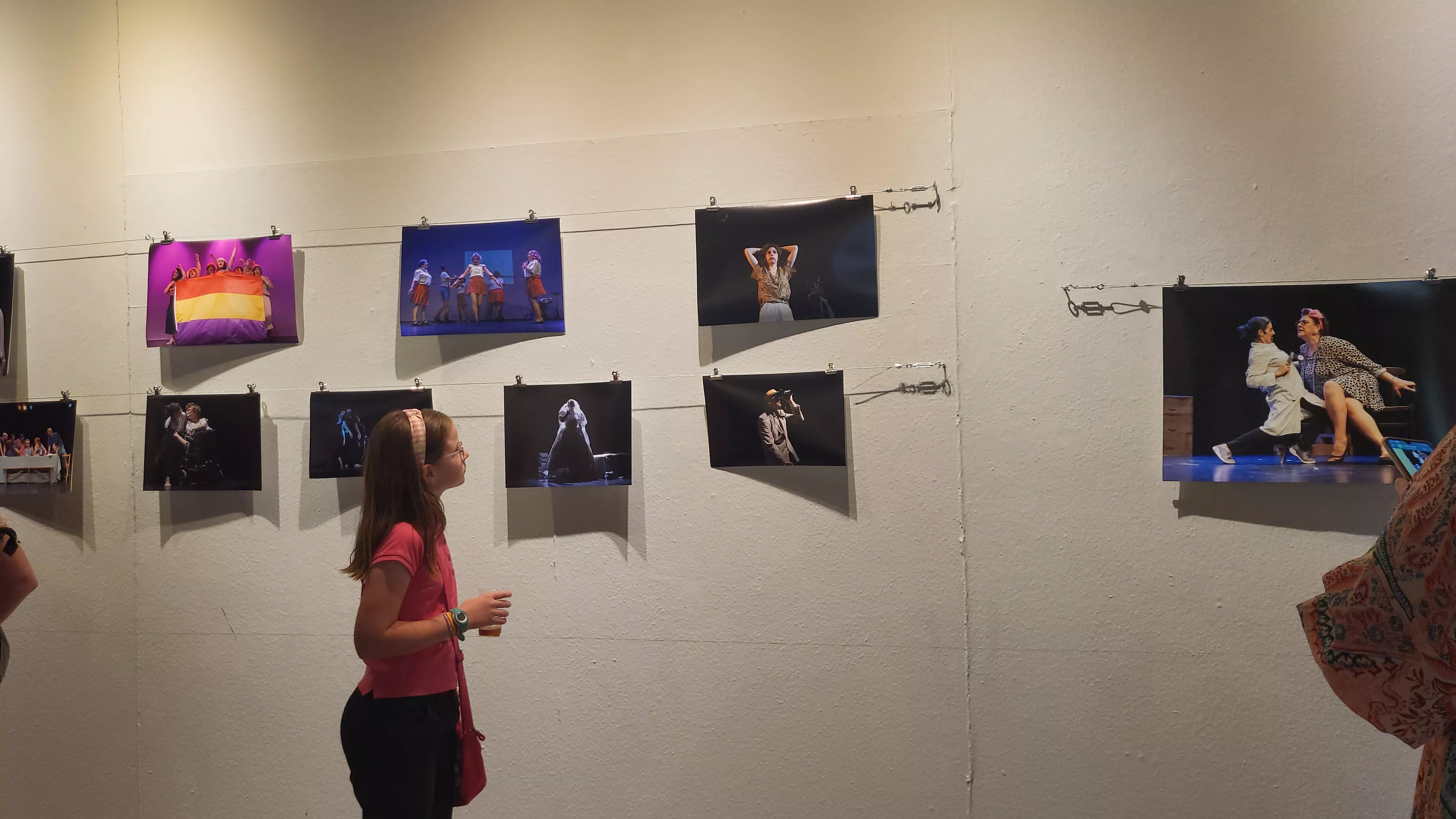 Exposición de La López "Arriba el telón" en el Centro Manuel Benito Moliner. Foto Mercedes Manterola