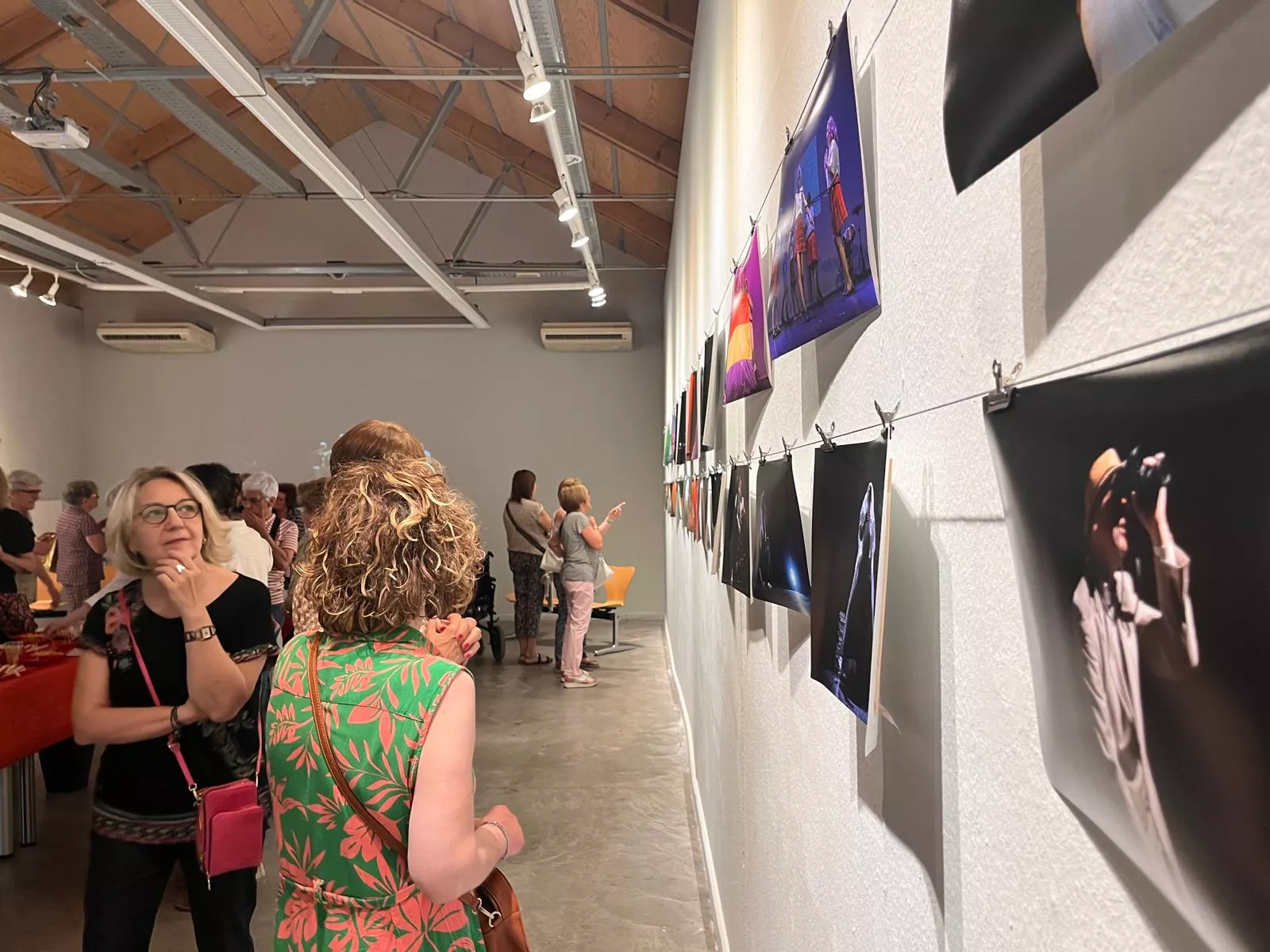 Exposición de La López "Arriba el telón" en el Centro Manuel Benito Moliner. Foto Mercedes Manterola
