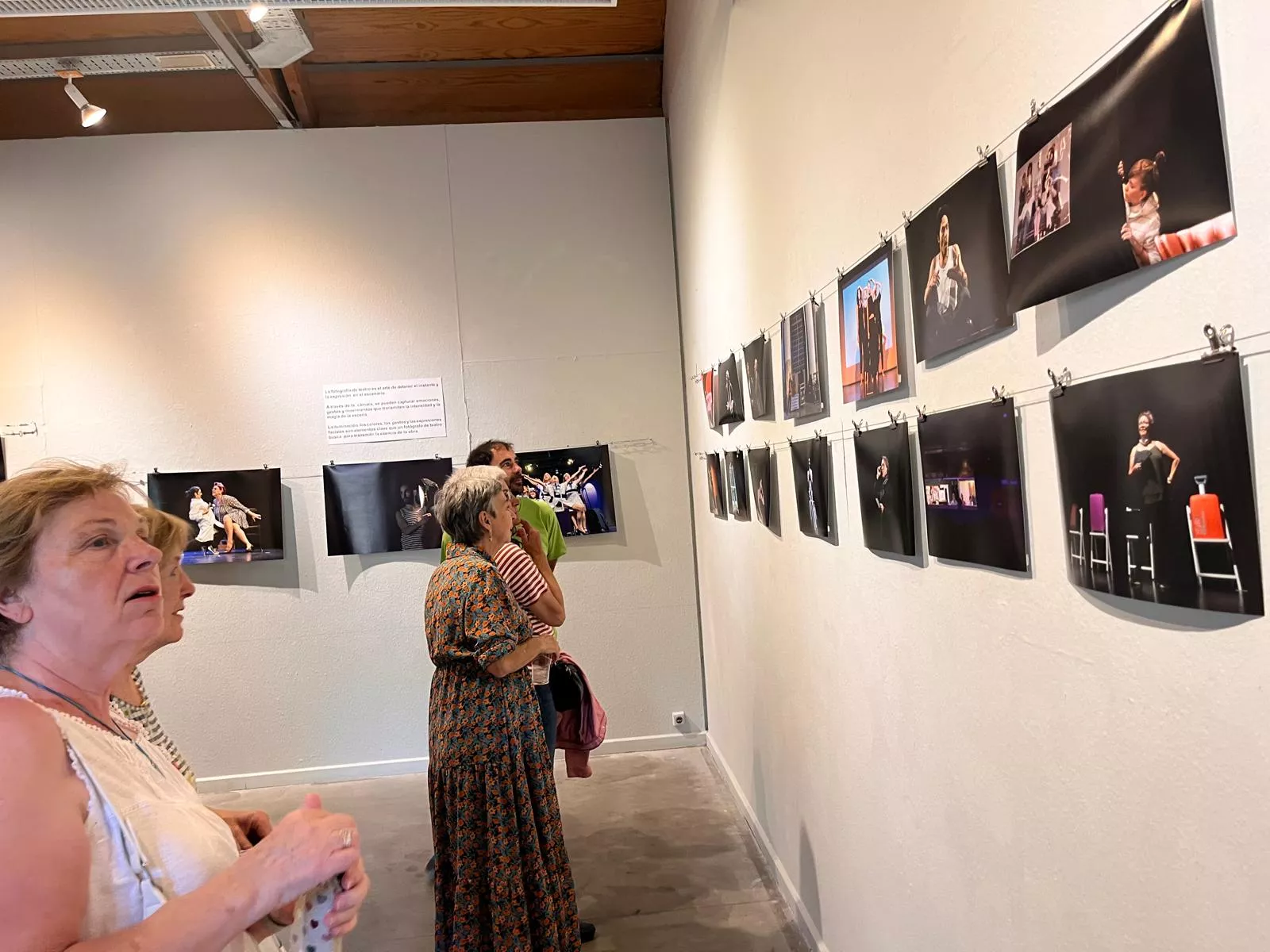 Exposición de La López "Arriba el telón" en el Centro Manuel Benito Moliner. Foto Mercedes Manterola