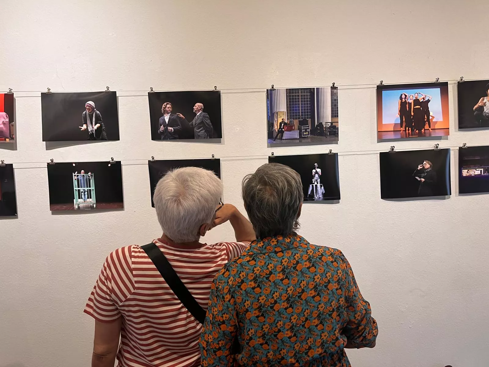 Exposición de La López "Arriba el telón" en el Centro Manuel Benito Moliner. Foto Mercedes Manterola