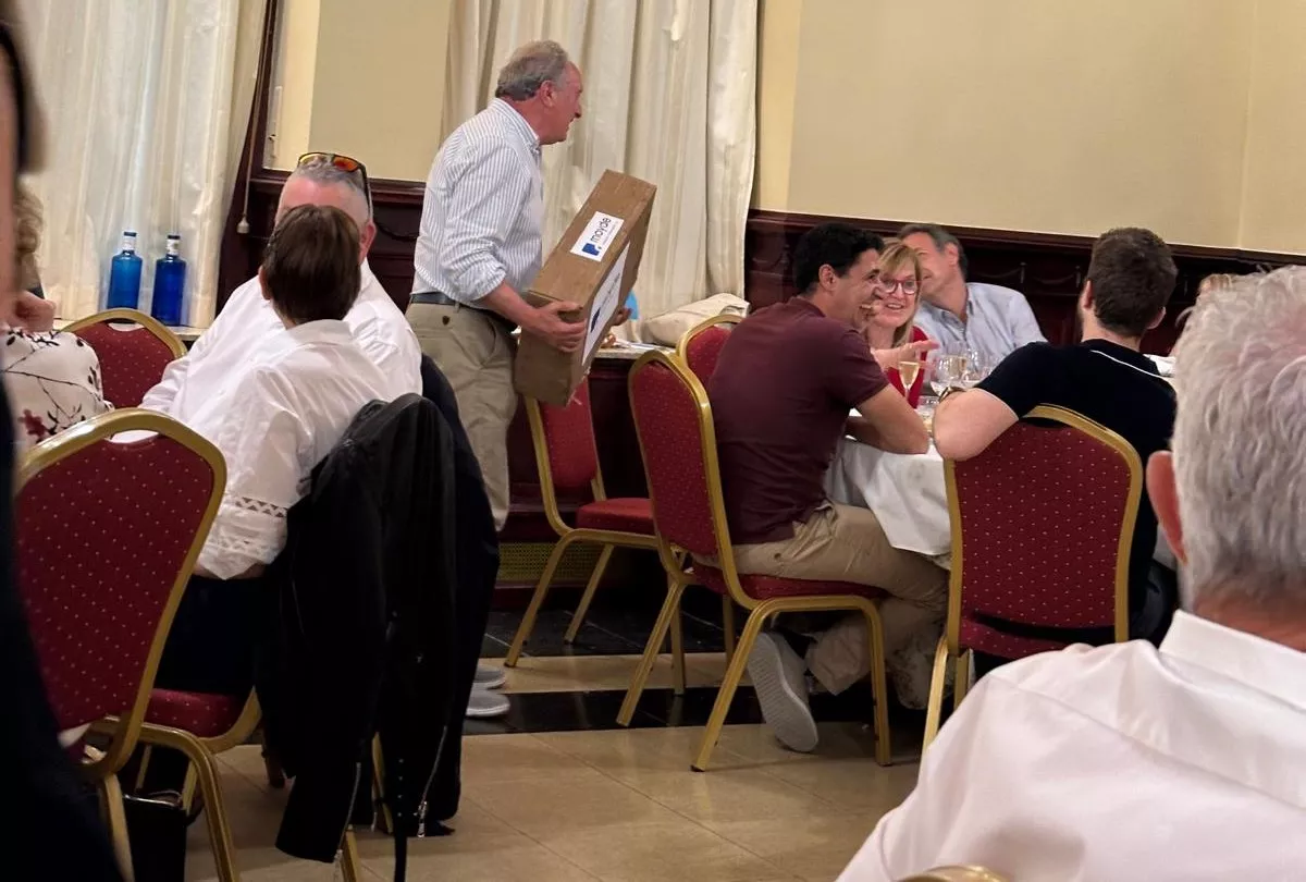 La Federación de Asociaciones de la Construcción de Huesca celebrando San Antón 