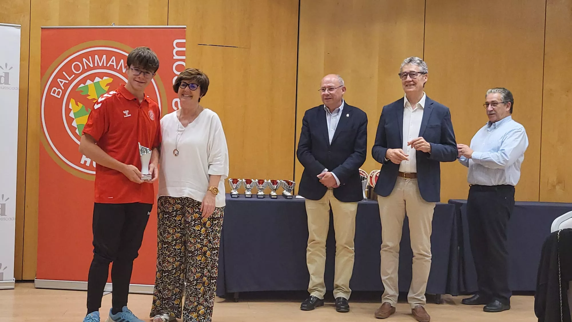 Fiesta de fin de temporada de Balonmano Huesca