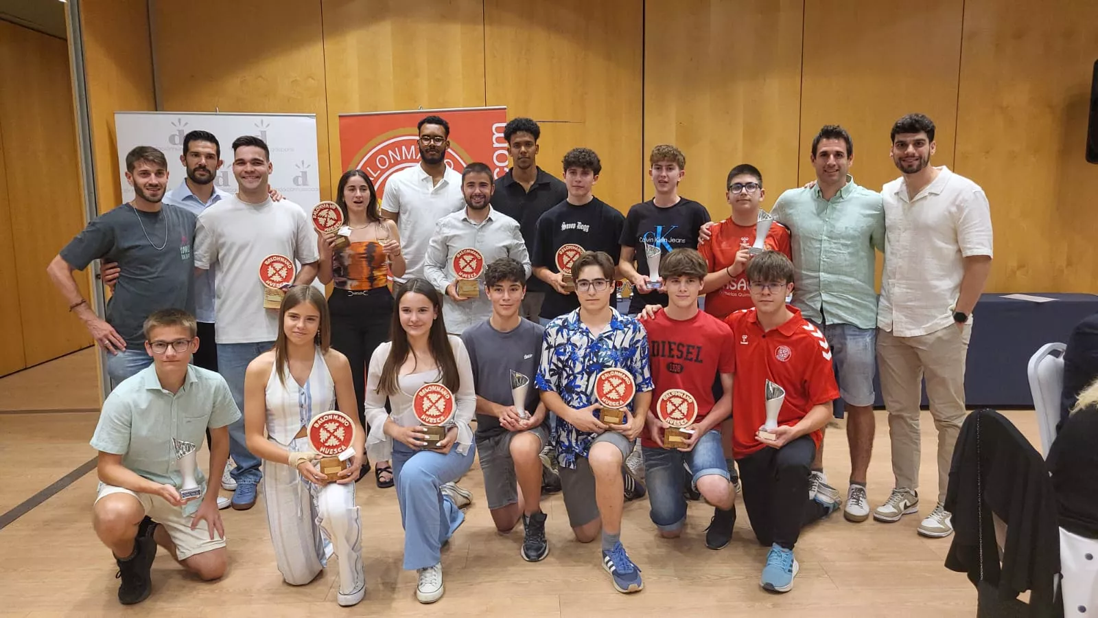 Fiesta de fin de temporada de Balonmano Huesca
