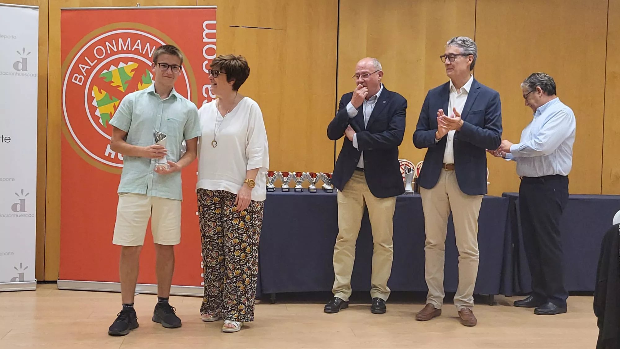 Fiesta de fin de temporada de Balonmano Huesca
