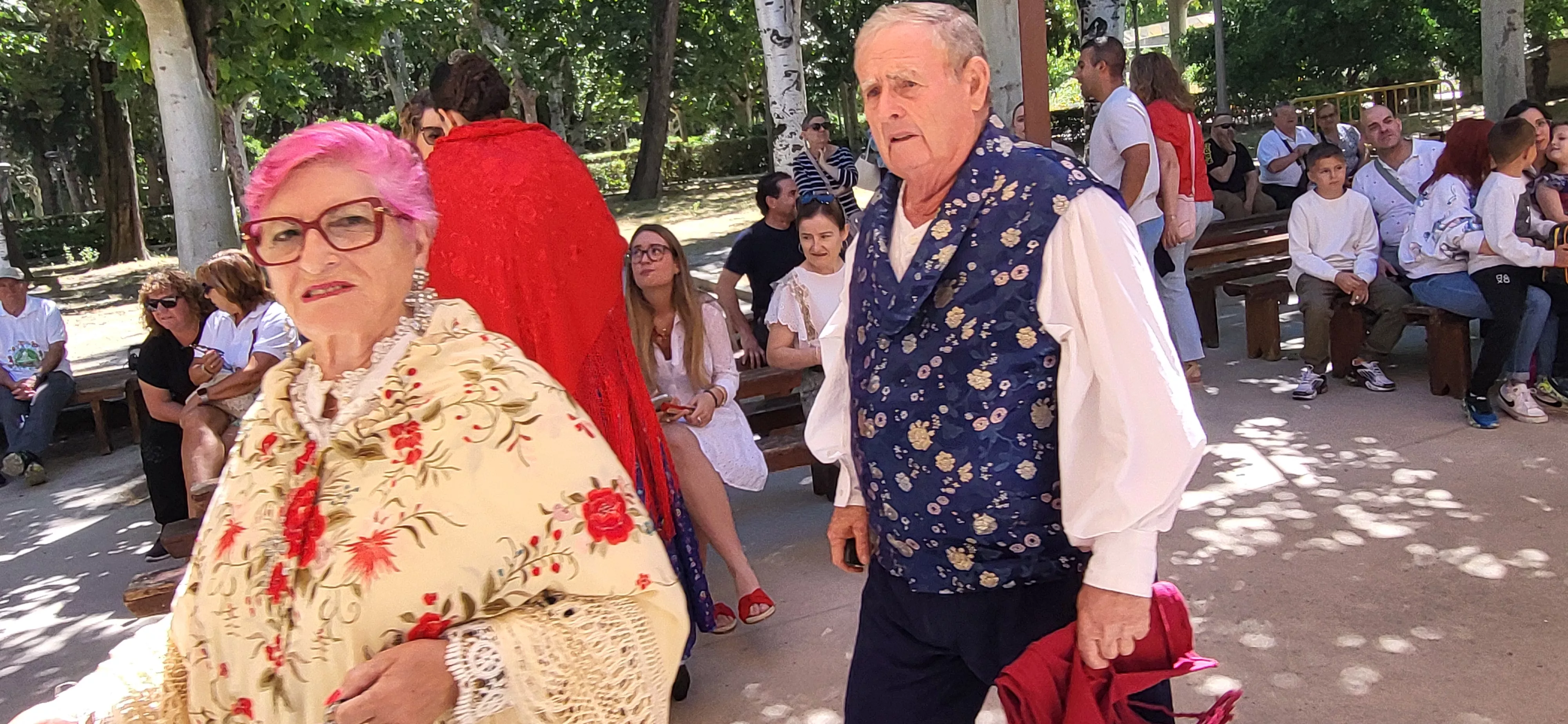Actuación de la Escuela Alborozo en el parque Miguel Servet. Foto Mercedes Manterola