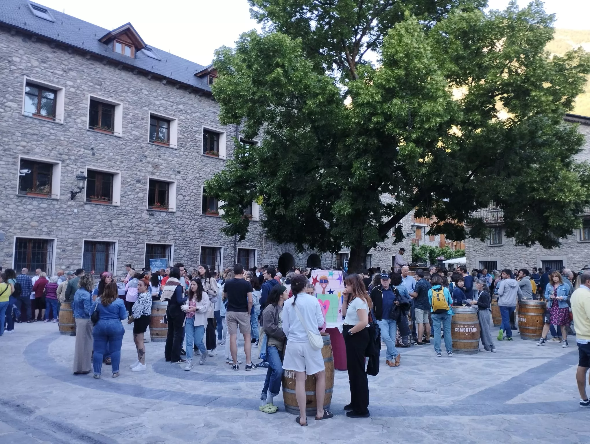 Ruta del Vino del Somontano, que ha hecho escala hoy en Benasque.