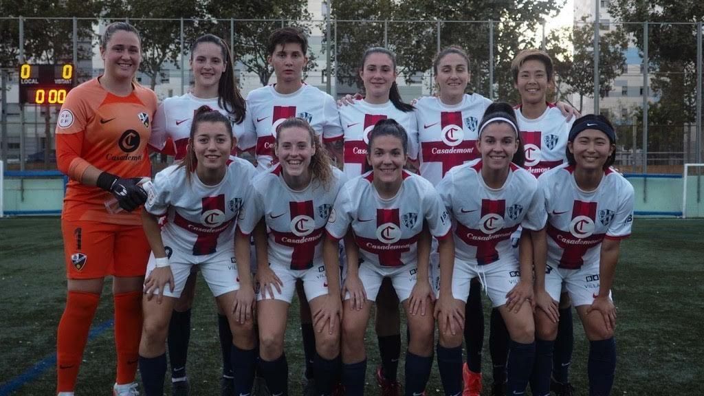 Once de la SD Huesca Femenino en el empate de este domingo. Foto: SD Huesca Femenino
