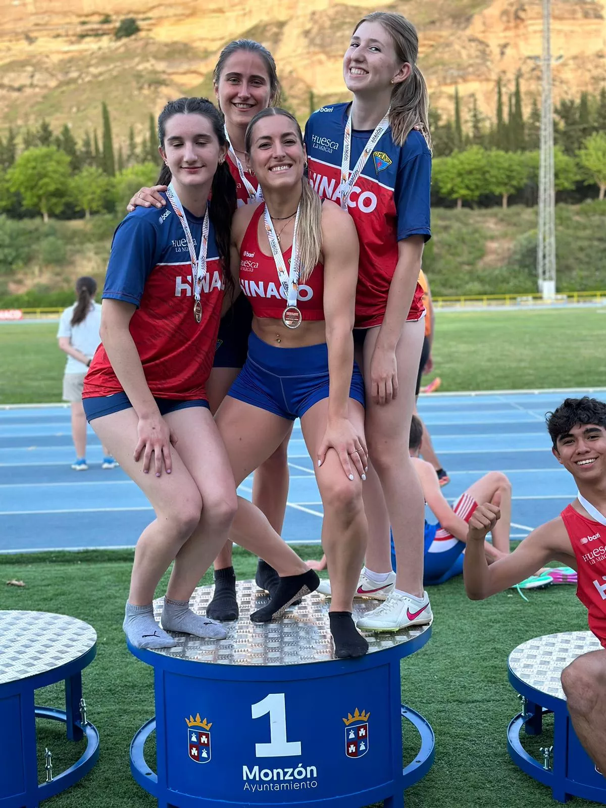 Campeonato de Aragón Absoluto - Relevo 4x100 Hinaco