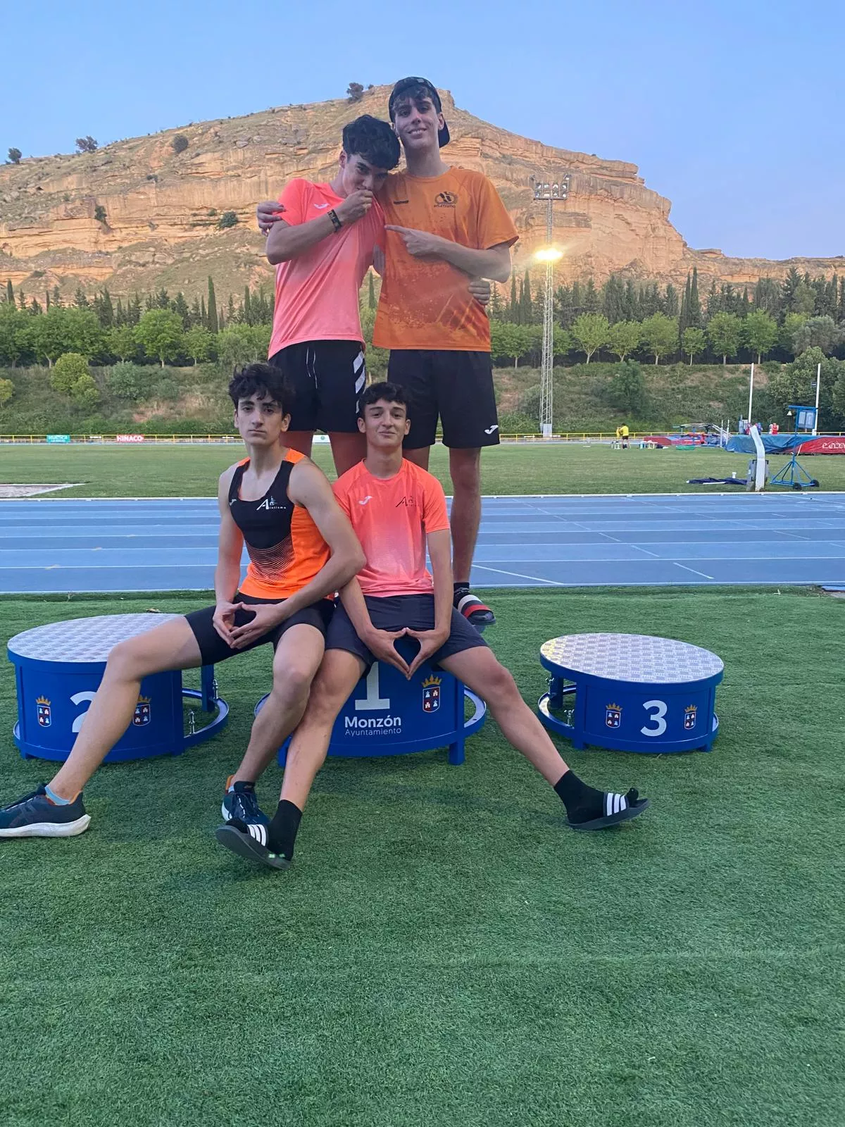 Campeonato de Aragón Absoluto - Relevo 4x400 CA Fraga