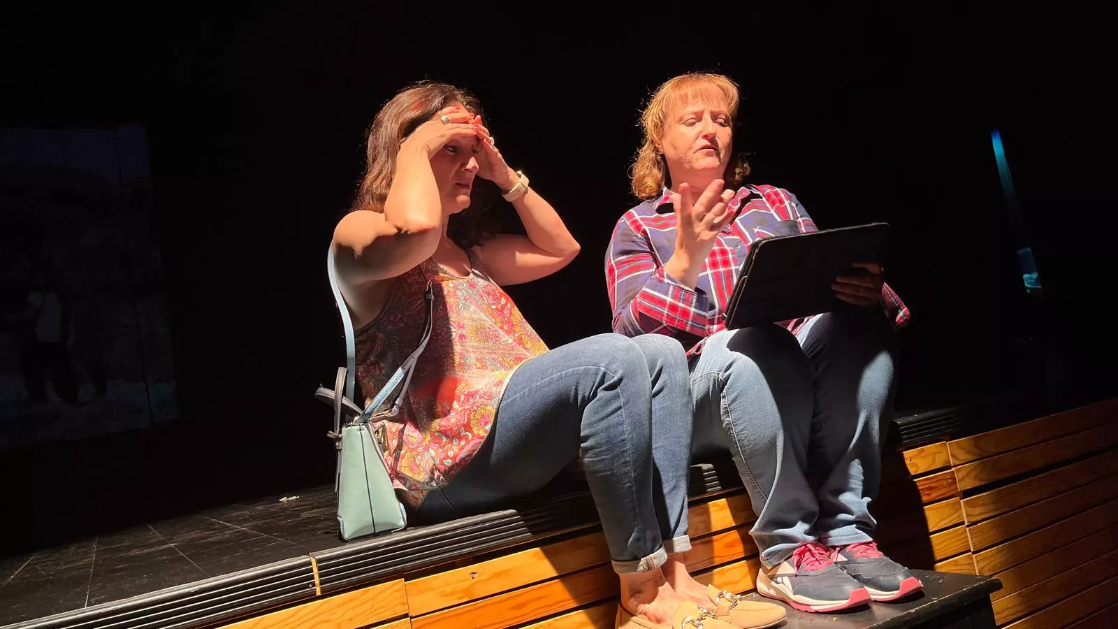 Actuación de Alboroque en la Muestra de Teatro y Danza Joven de Huesca. Foto Mercedes Manterola