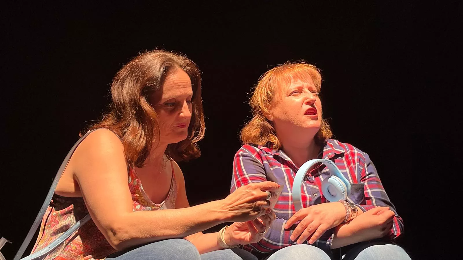 Actuación de Alboroque en la Muestra de Teatro y Danza Joven de Huesca. Foto Mercedes Manterola