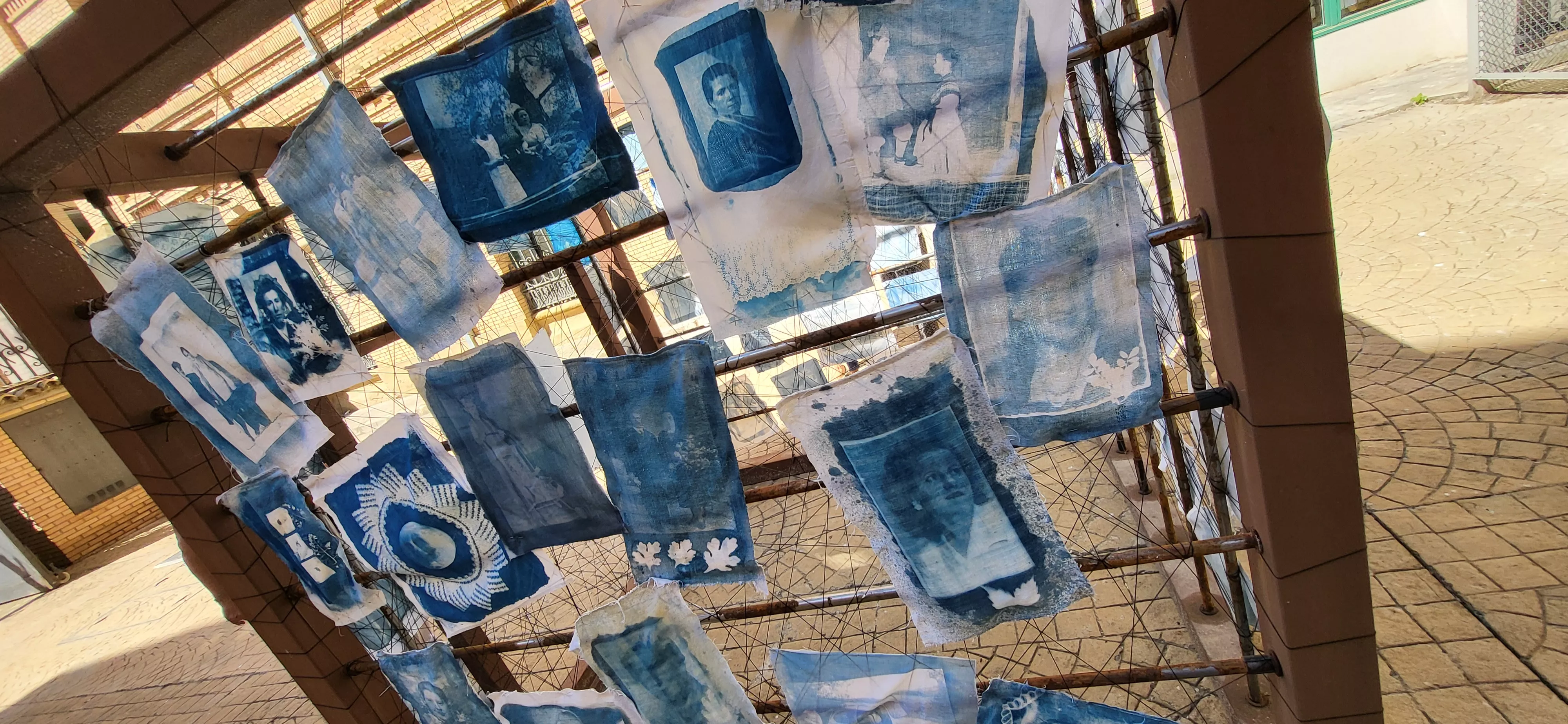 Inauguración de la exposición del proyecto Enlazadas de La Hoya de Huesca. Foto Mercedes Manterola