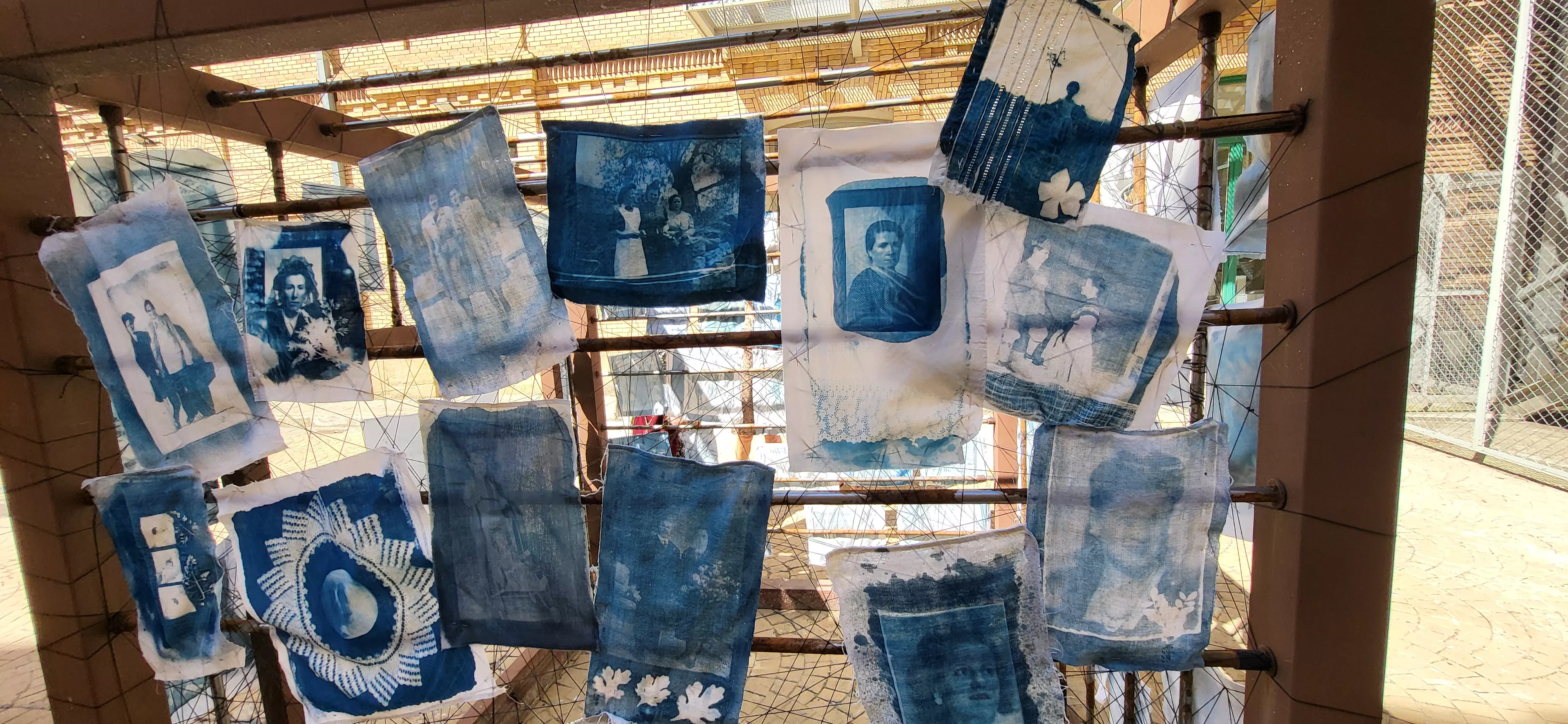 Inauguración de la exposición del proyecto Enlazadas de La Hoya de Huesca. Foto Mercedes Manterola