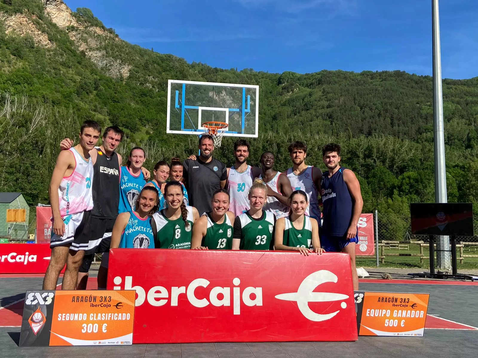 Finalistas del Circuito 3x3 Aragón Ibercaja de Benasque.
