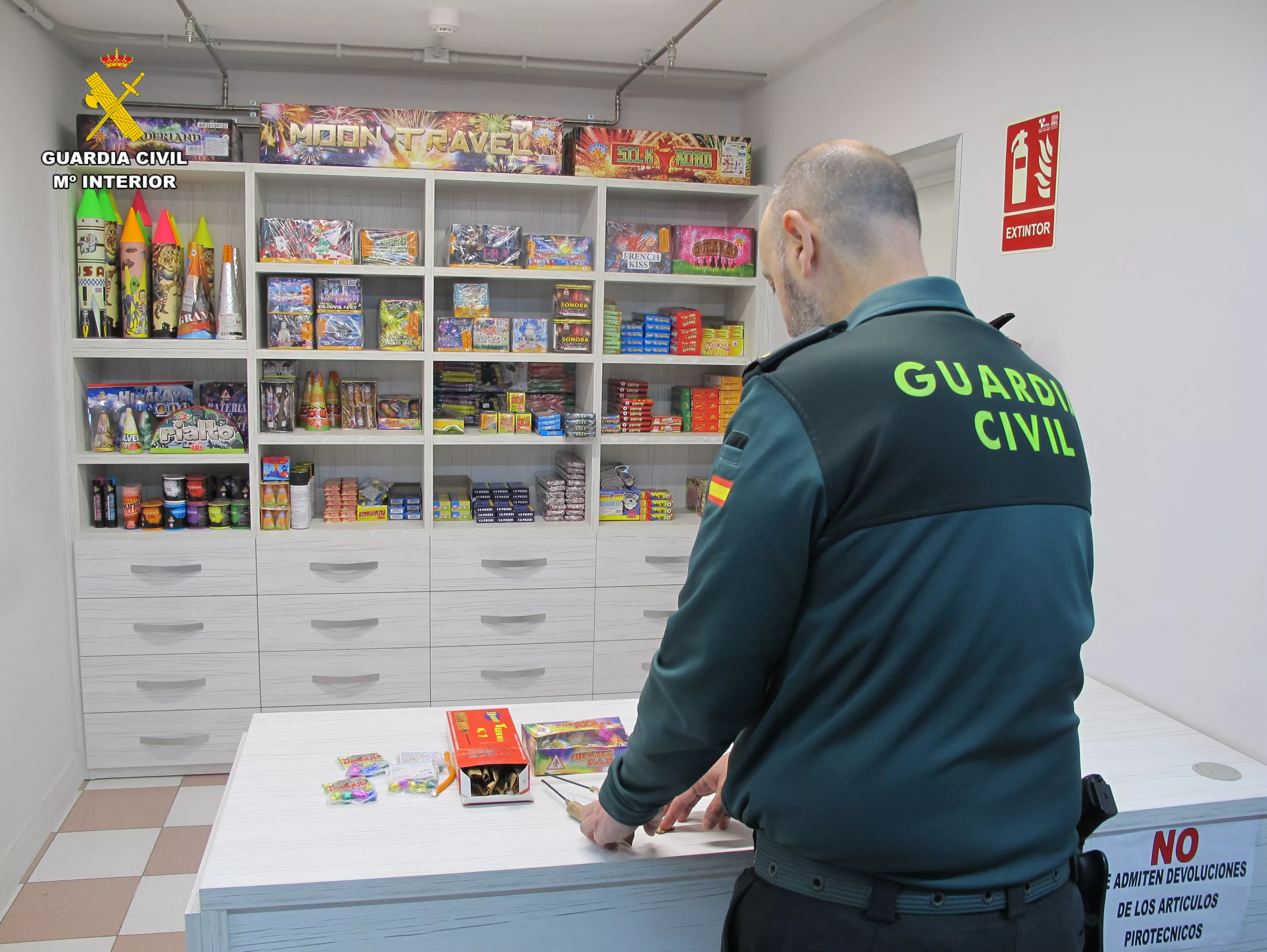 Intervención de Armas y Explosivos de la Guardia Civil
