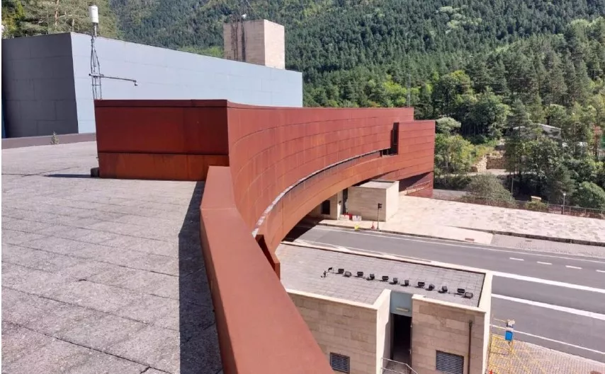 Parte española del túnel de Somport