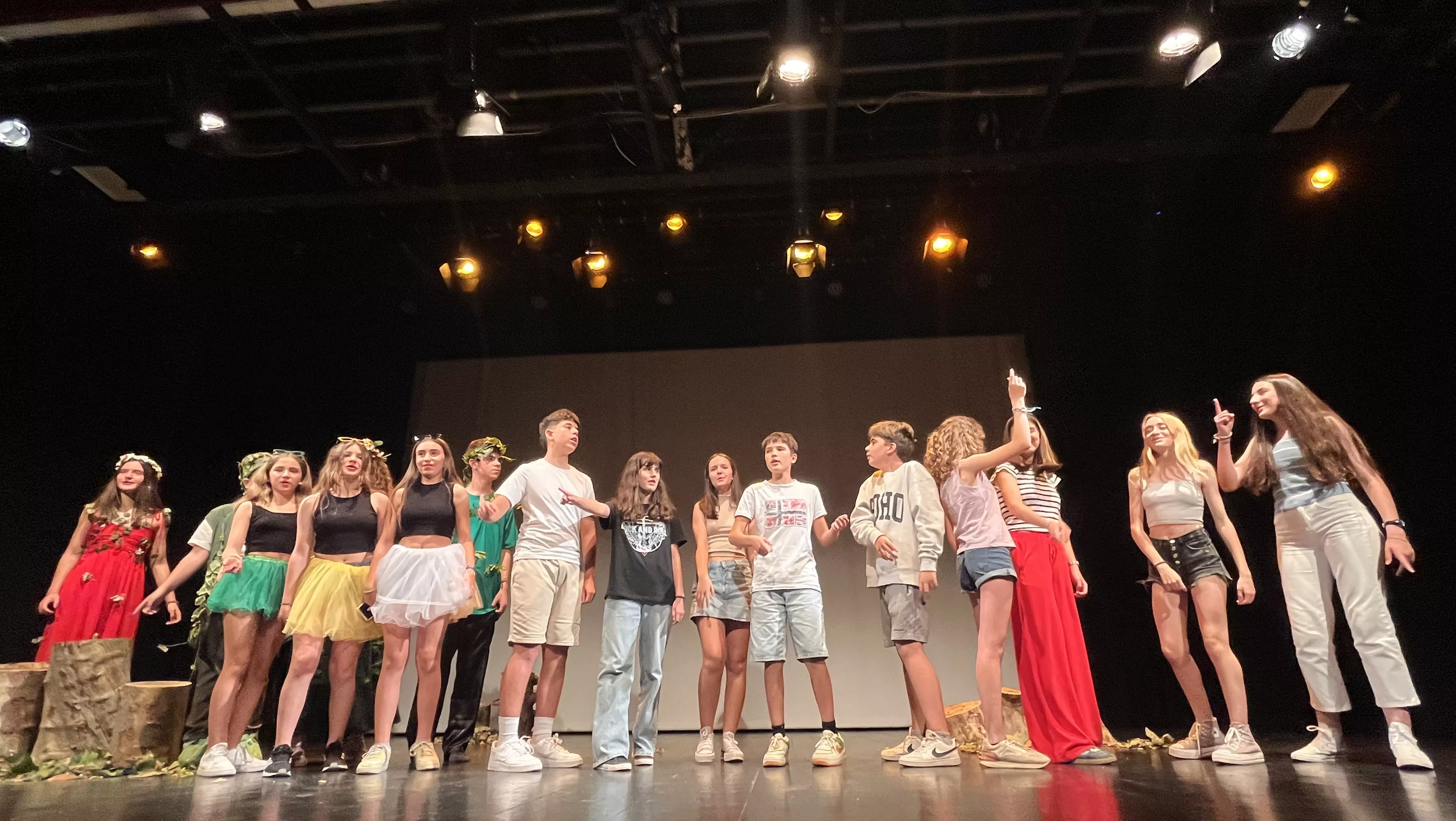 Actuación de La ventana teatro con la obra Pun(n)ck en la Muestra de Teatro y Danza Joven. Foto Mercedes Manterola