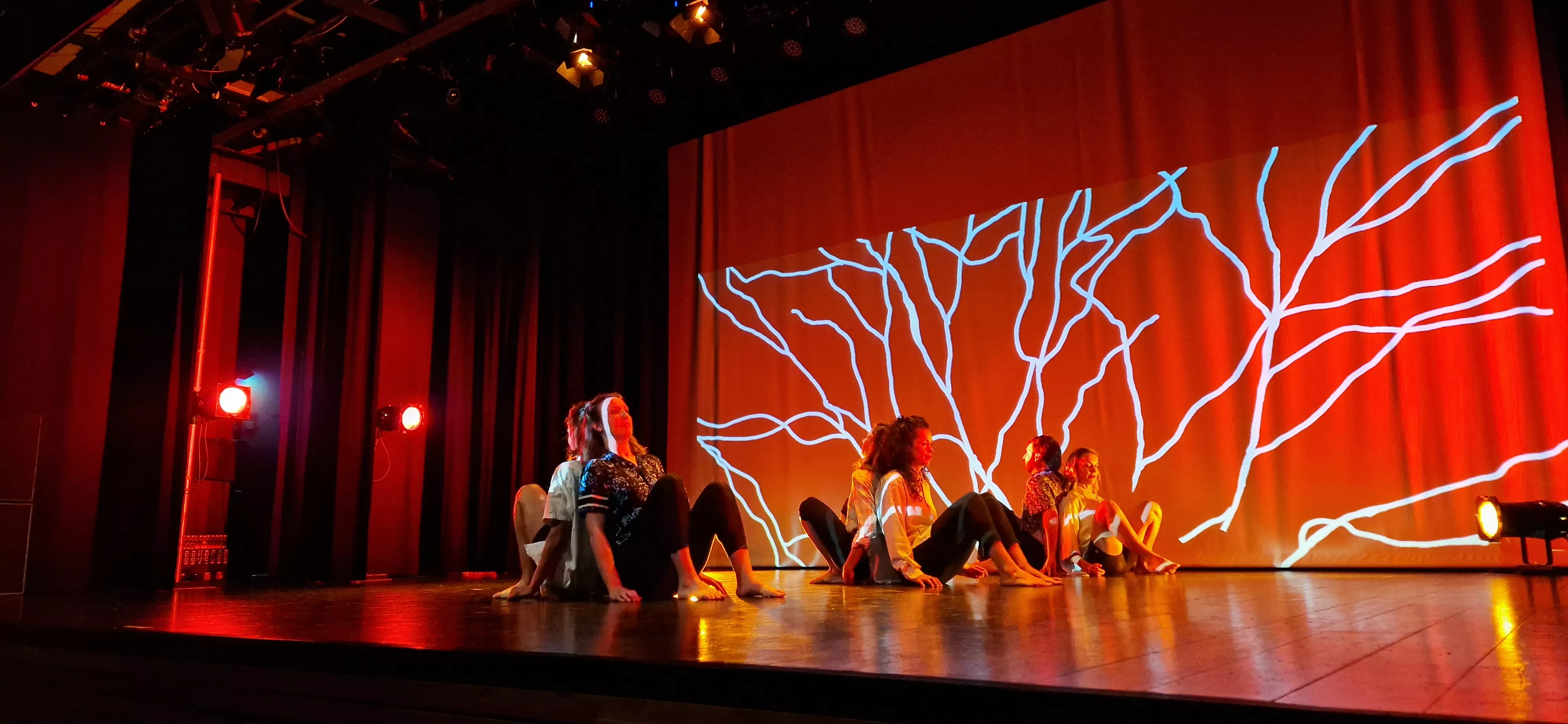 Grupos de danza contemporánea de Nuria Bolea en la Muestra Joven. Foto Myriam Martínez 