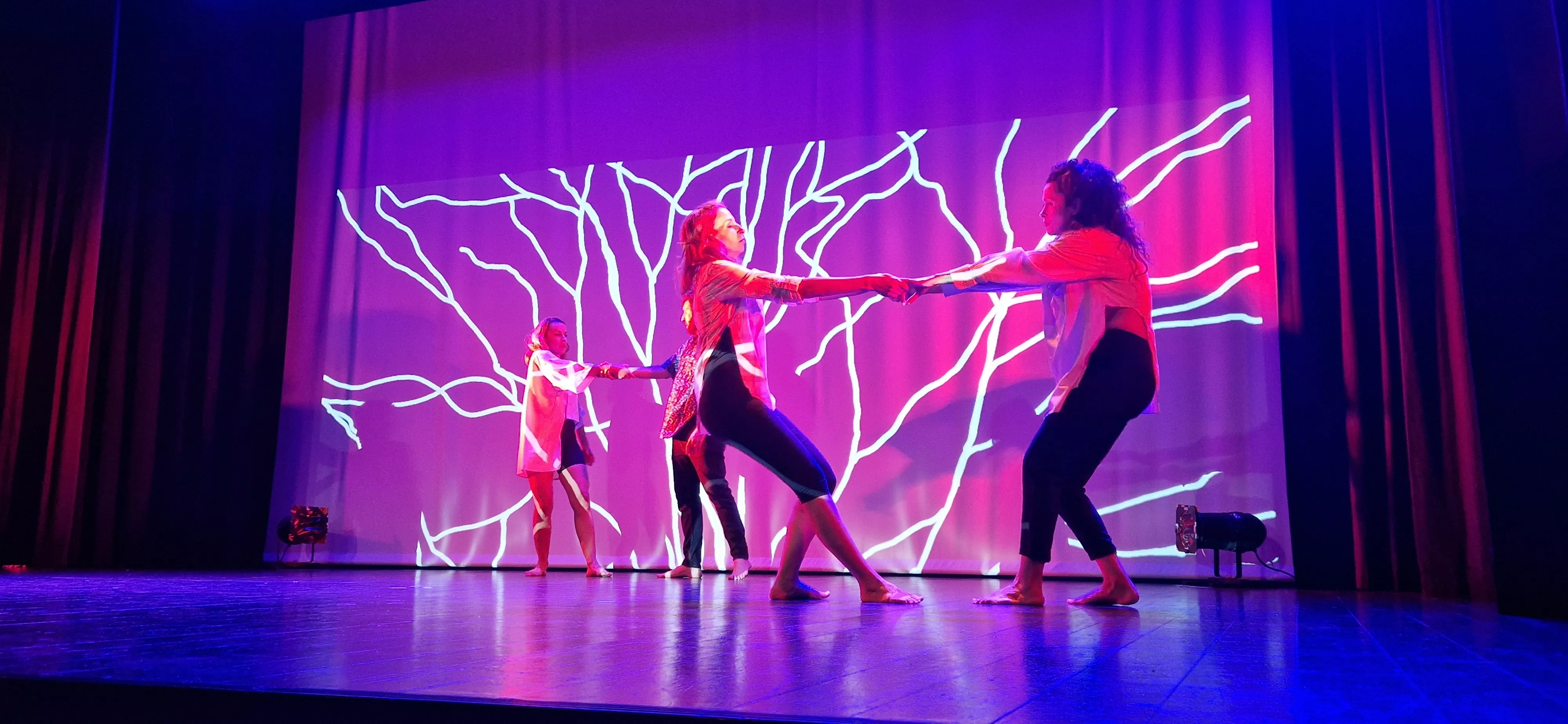 Grupos de danza contemporánea de Nuria Bolea en la Muestra Joven. Foto Myriam Martínez 