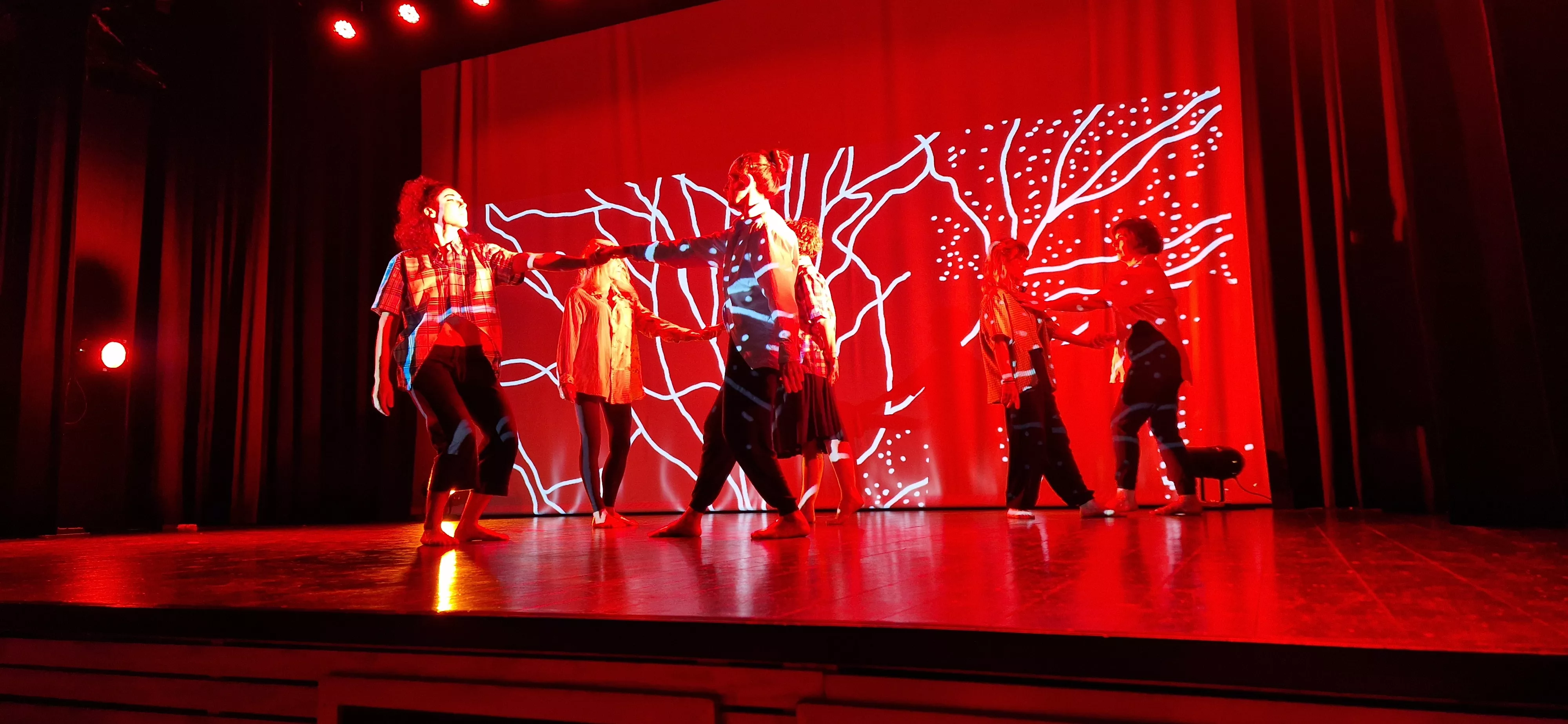 Grupos de danza contemporánea de Nuria Bolea en la Muestra Joven. Foto Myriam Martínez 