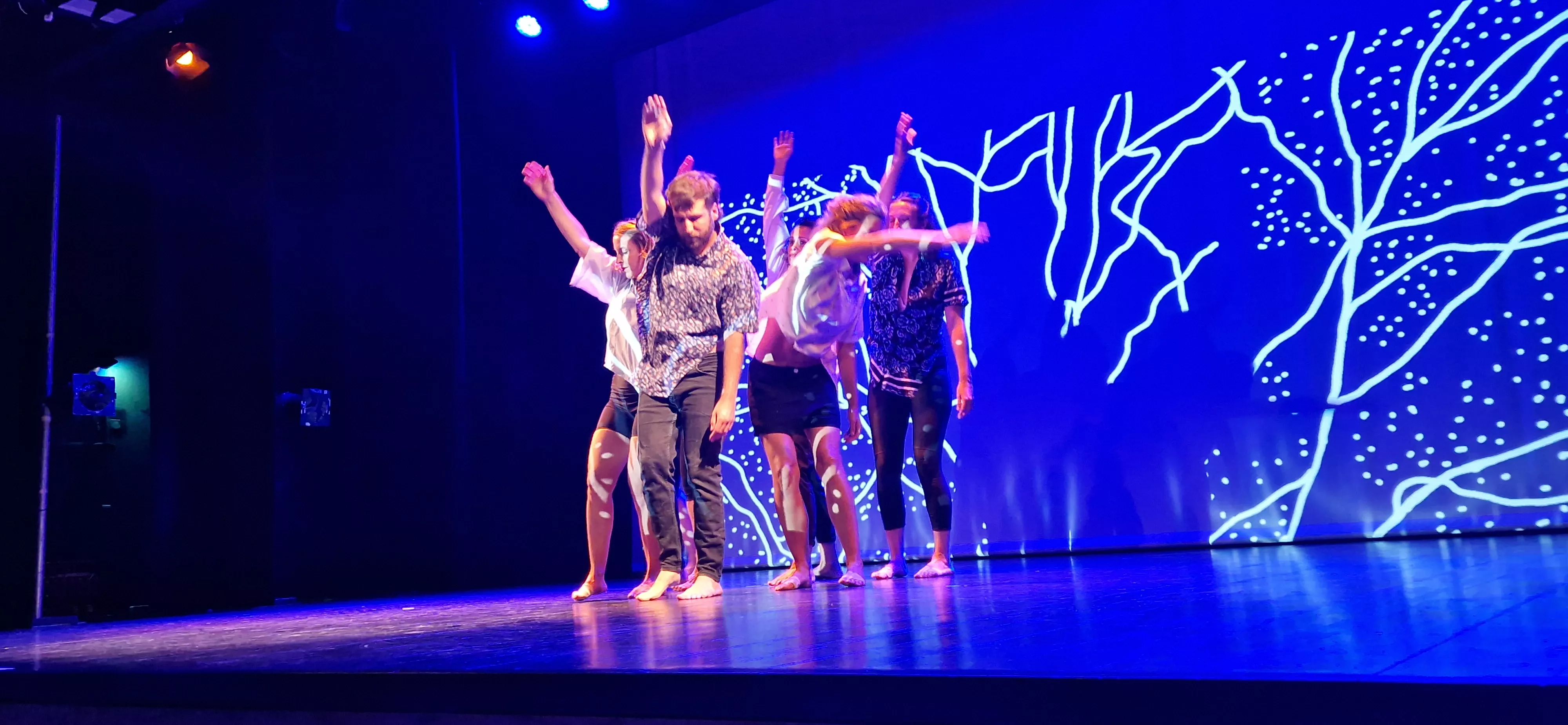 Grupos de danza contemporánea de Nuria Bolea en la Muestra Joven. Foto Myriam Martínez 