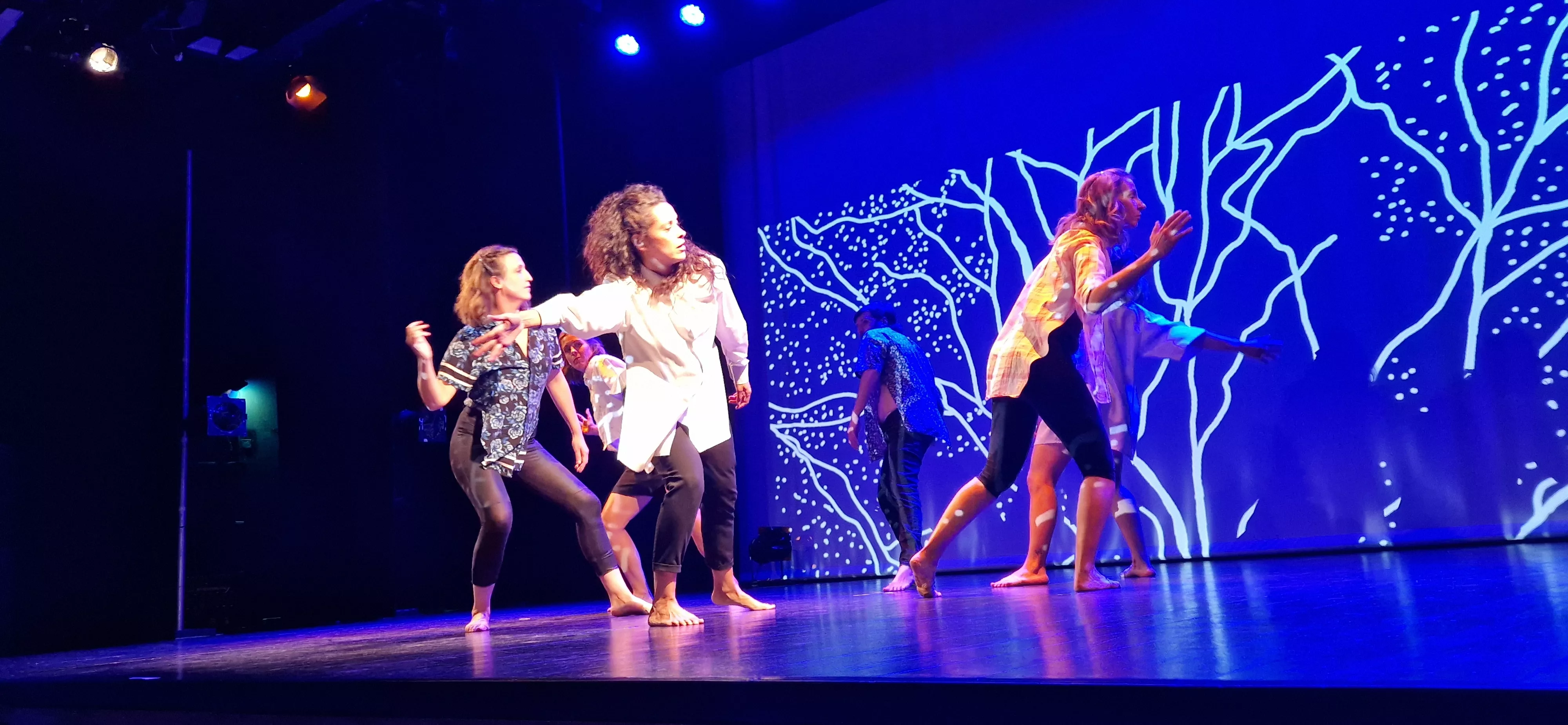 Grupos de danza contemporánea de Nuria Bolea en la Muestra Joven. Foto Myriam Martínez 