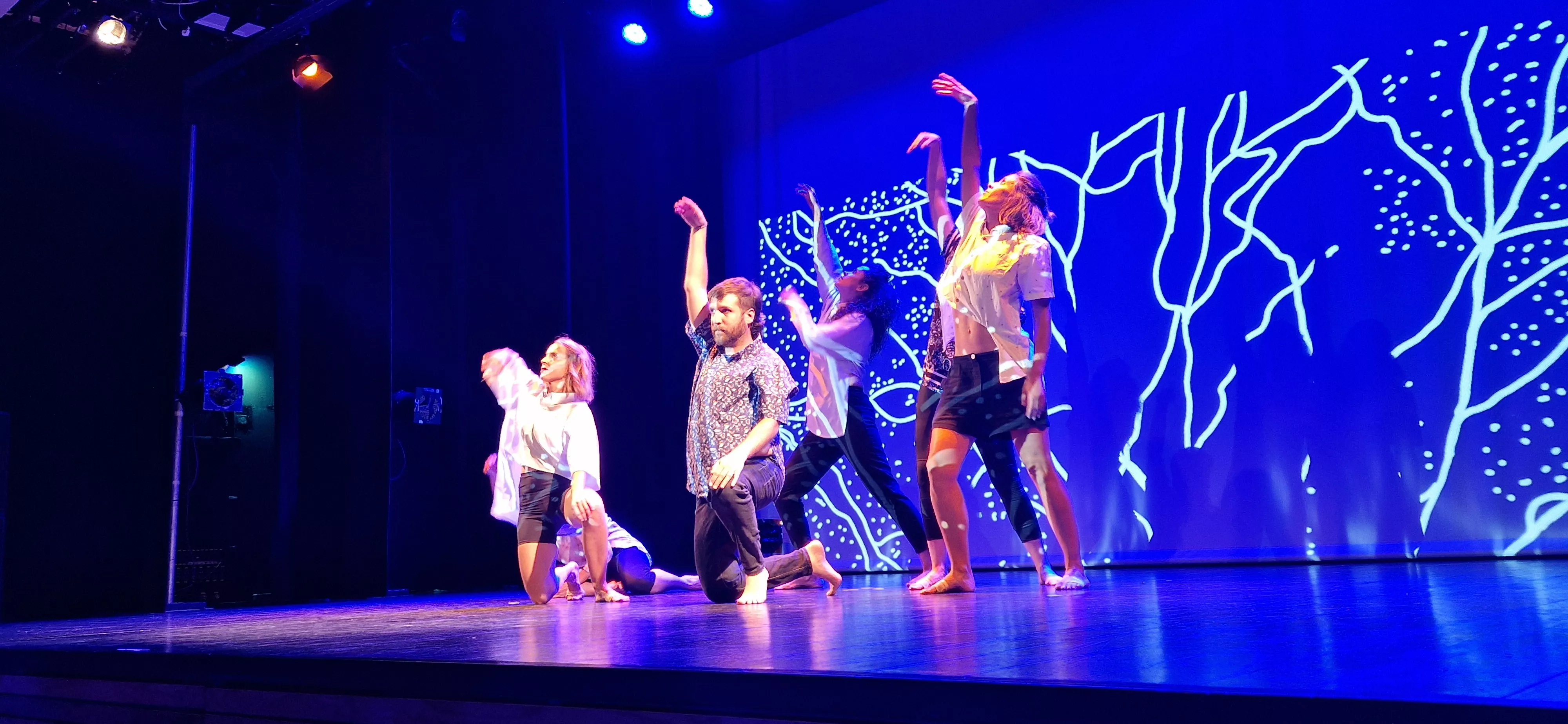 Grupos de danza contemporánea de Nuria Bolea en la Muestra Joven. Foto Myriam Martínez 