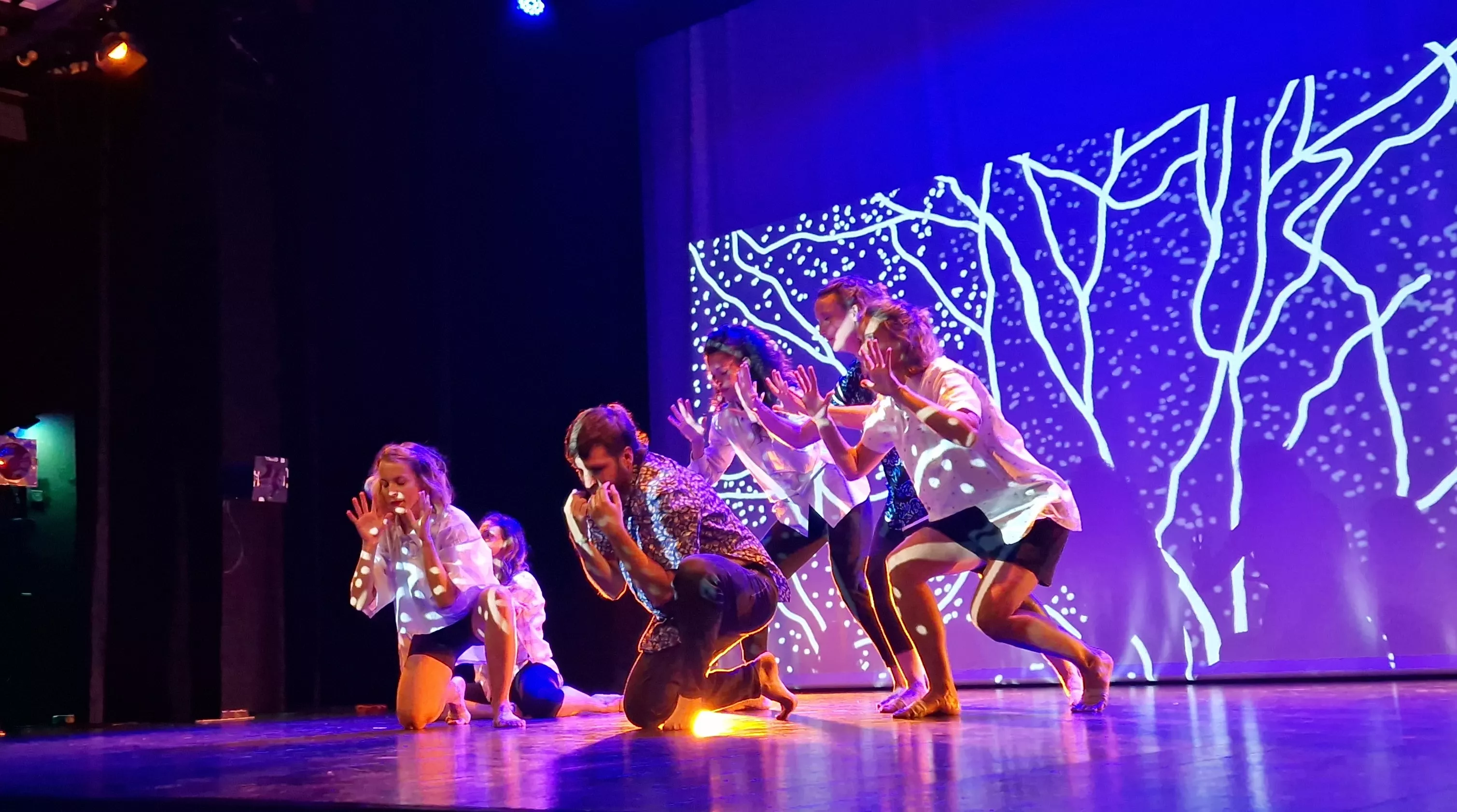 Grupos de danza contemporánea de Nuria Bolea en la Muestra Joven. Foto Myriam Martínez 