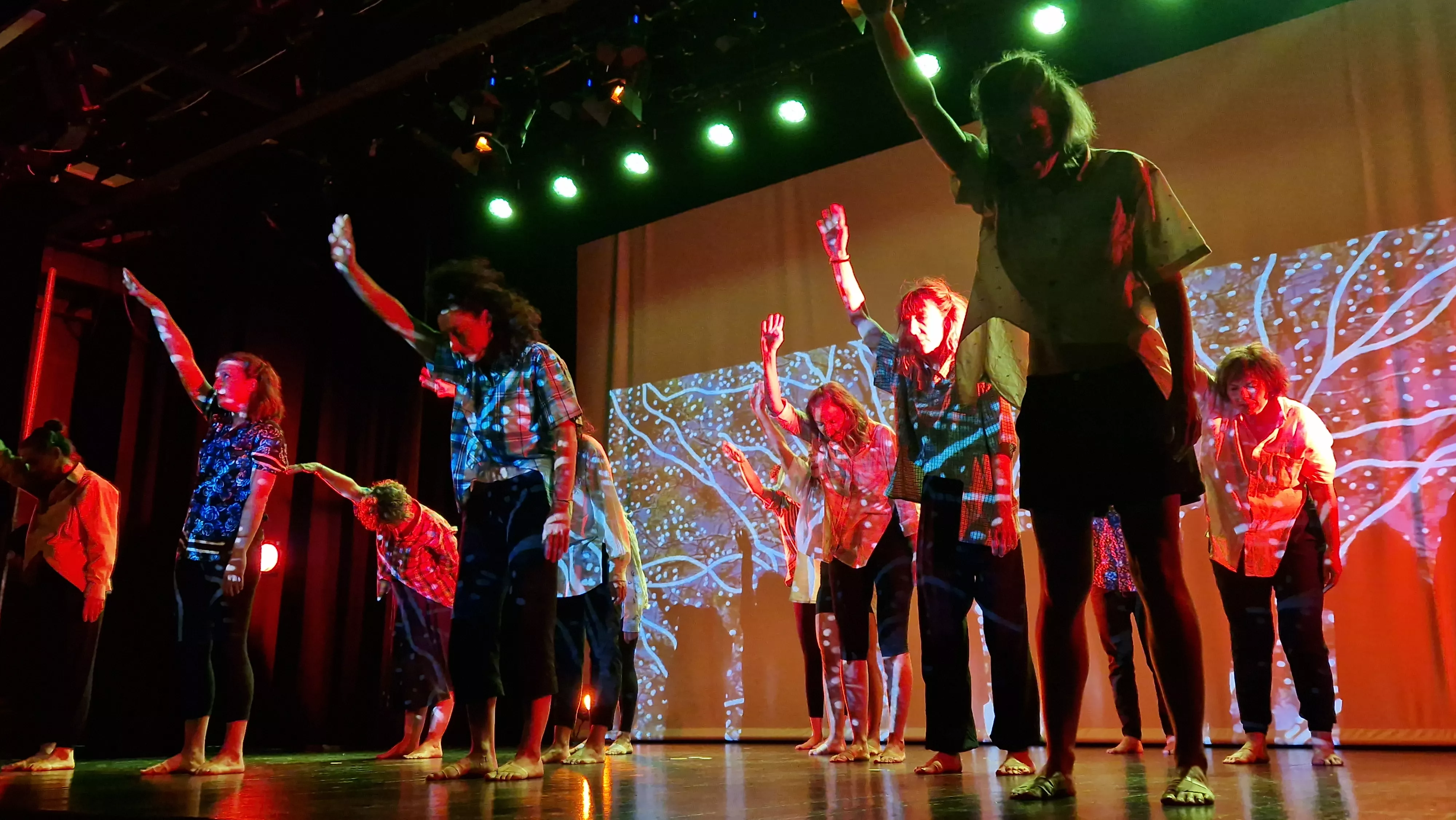 Grupos de danza contemporánea de Nuria Bolea en la Muestra Joven. Foto Myriam Martínez 