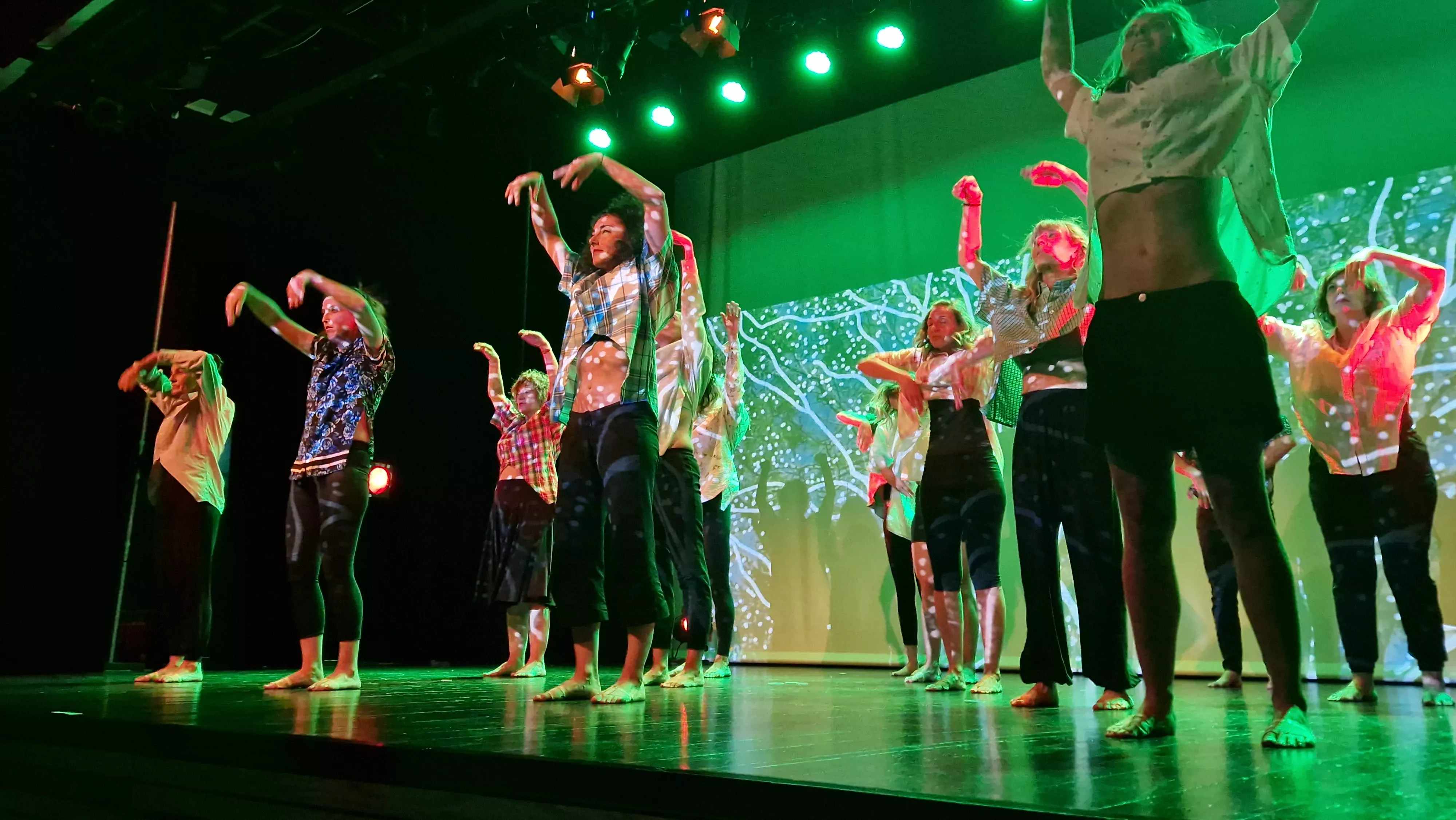 Grupos de danza contemporánea de Nuria Bolea en la Muestra Joven. Foto Myriam Martínez 