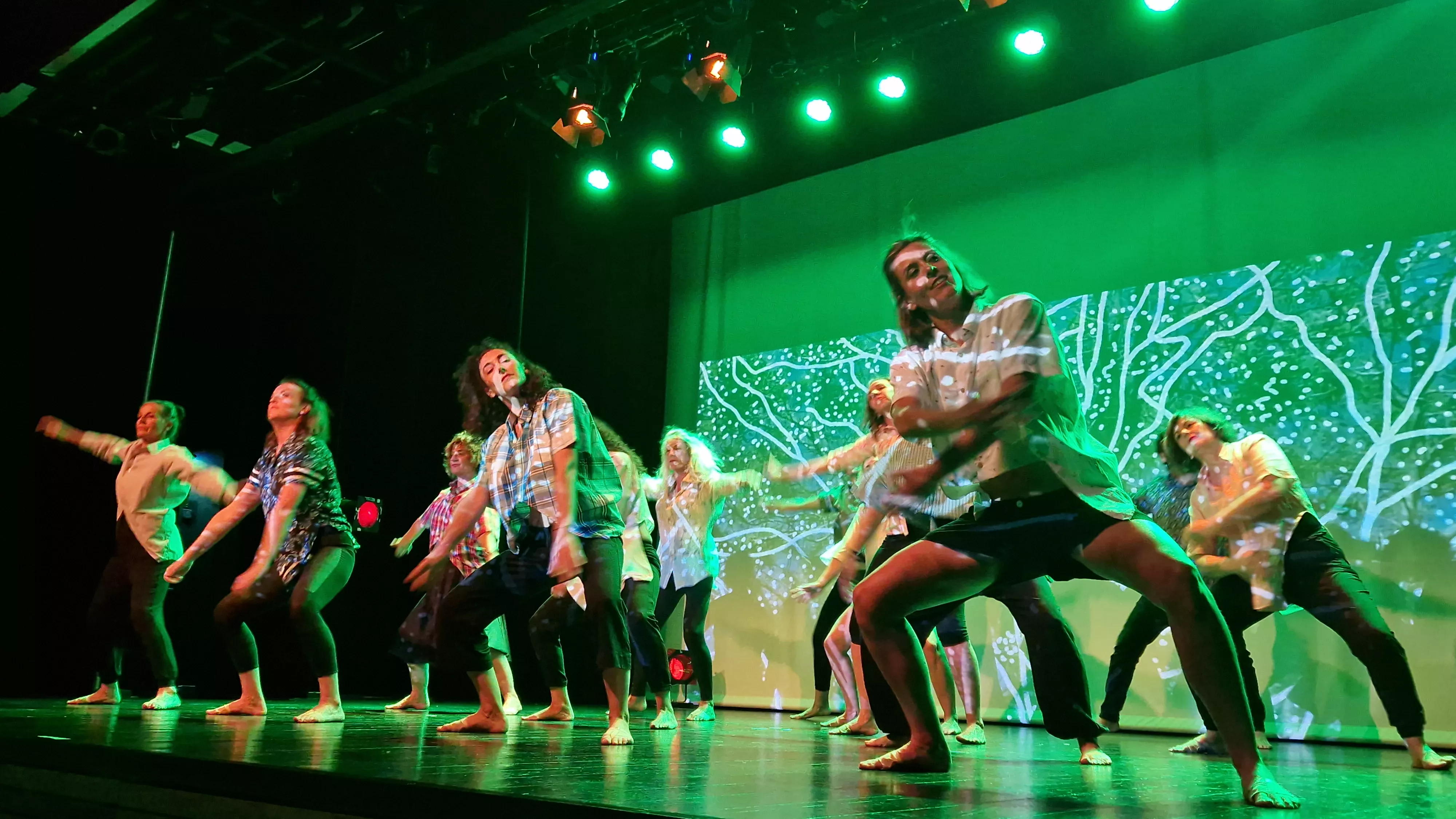 Grupos de danza contemporánea de Nuria Bolea en la Muestra Joven. Foto Myriam Martínez 