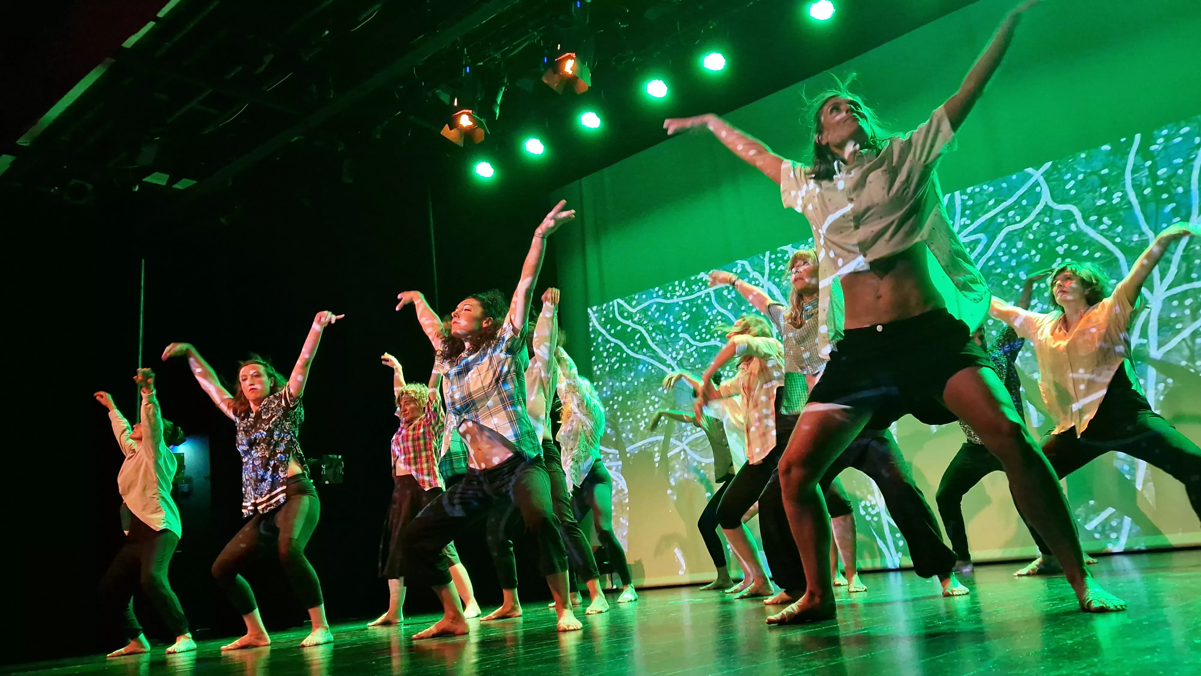 Grupos de danza contemporánea de Nuria Bolea en la Muestra Joven. Foto Myriam Martínez 