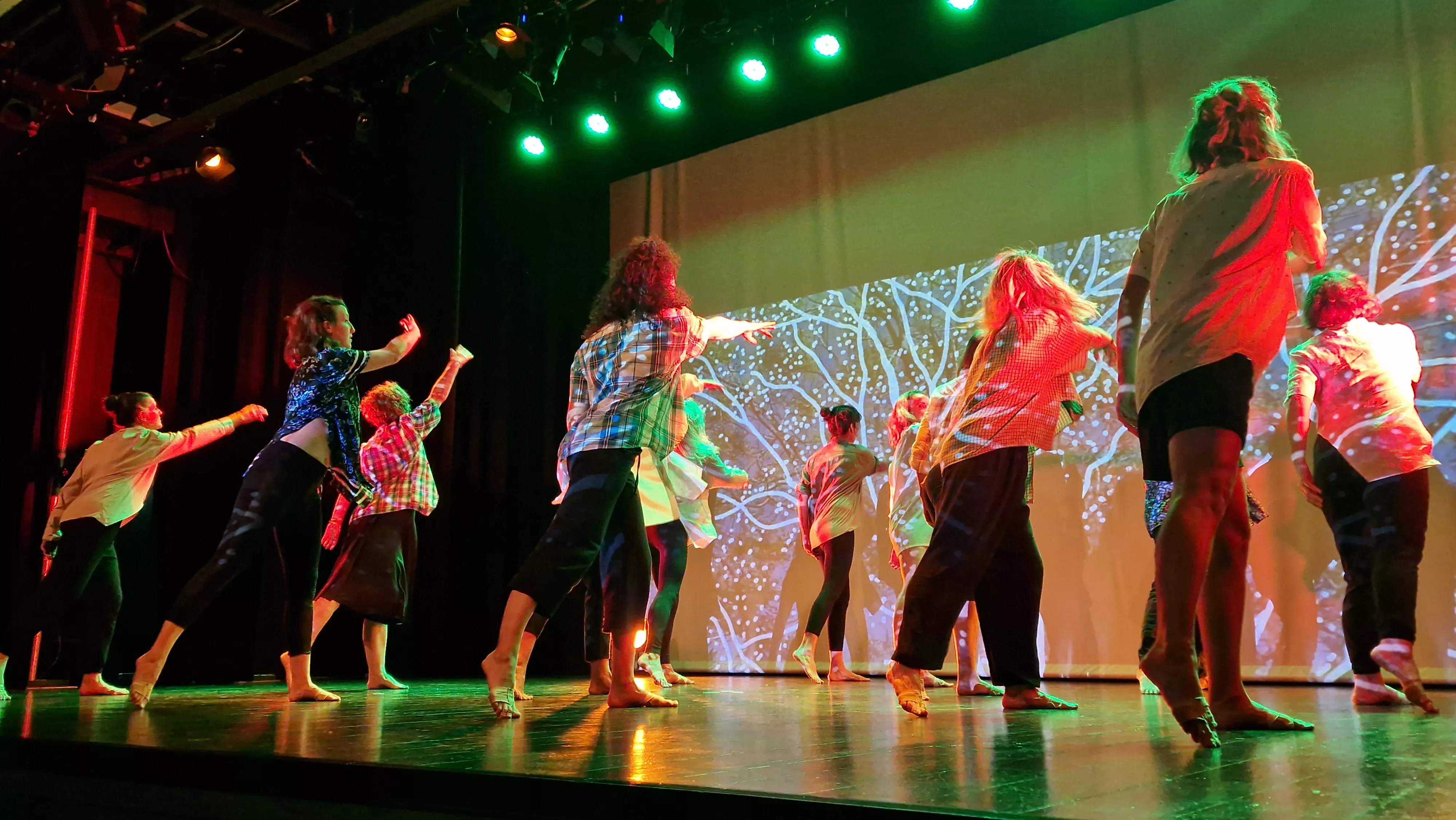Grupos de danza contemporánea de Nuria Bolea en la Muestra Joven. Foto Myriam Martínez 