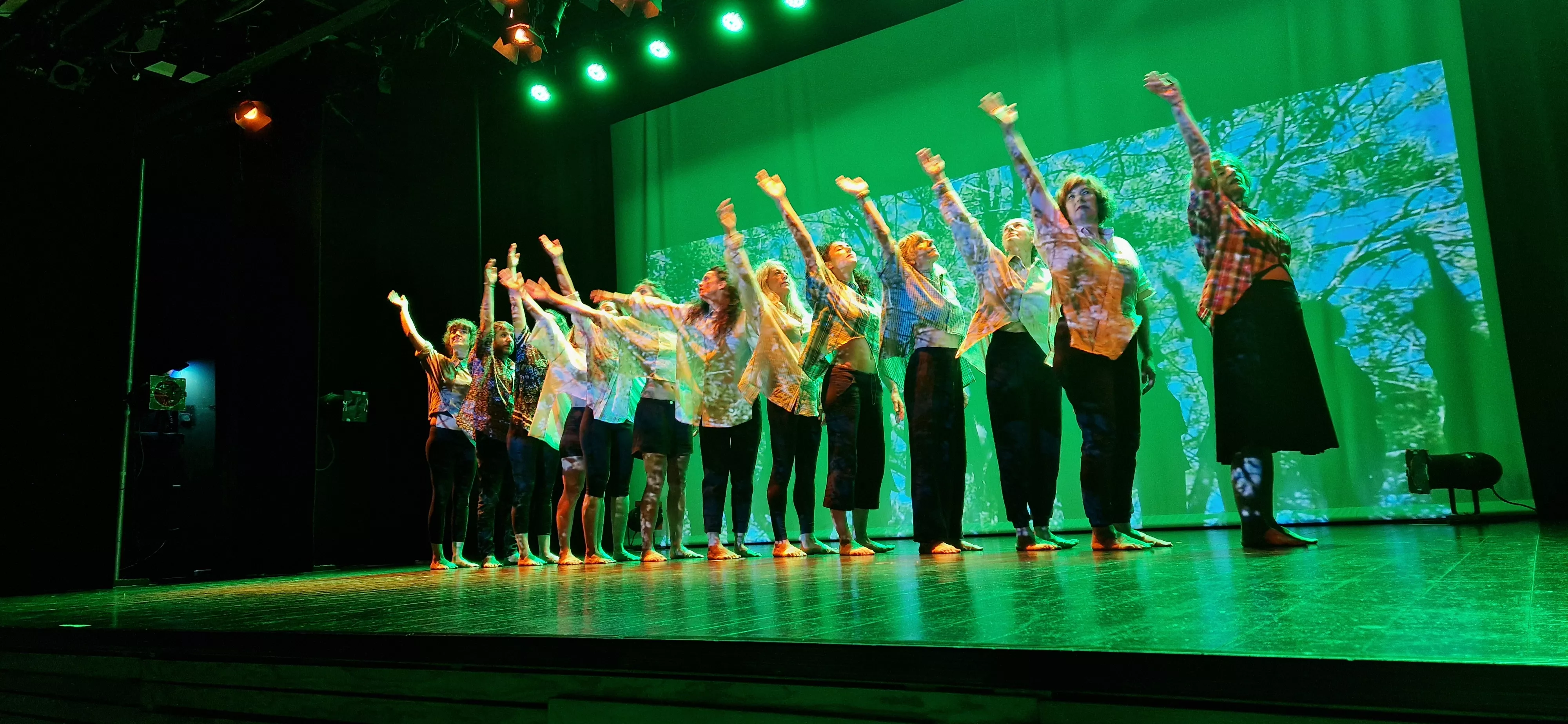 Grupos de danza contemporánea de Nuria Bolea en la Muestra Joven. Foto Myriam Martínez 