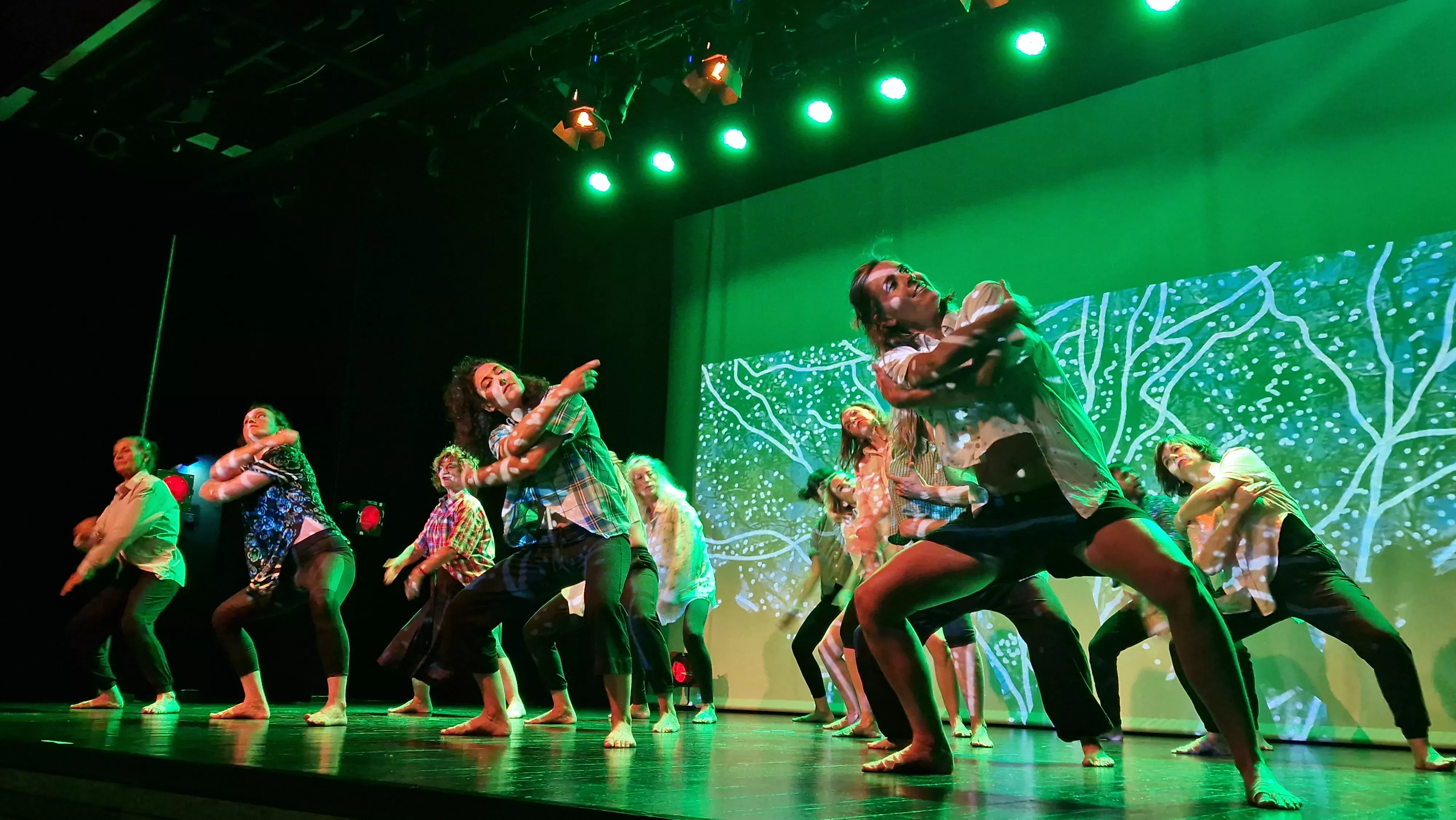 Grupos de danza contemporánea de Nuria Bolea en la Muestra Joven. Foto Myriam Martínez 