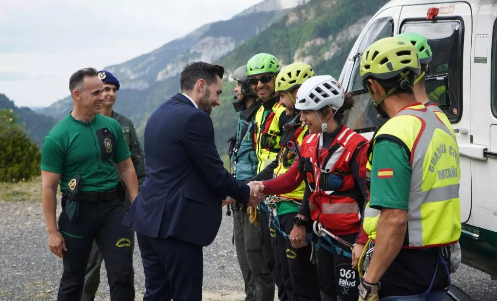 El secretario de Estado de Seguridad en su visita al Centro de Adiestramientos Específicos de Montaña y al Servicio de Montaña de la Guardia Civil.