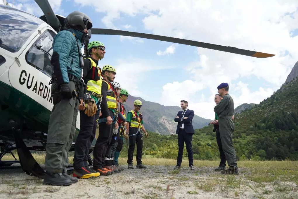 El secretario de Estado de Seguridad en su visita al Centro de Adiestramientos Específicos de Montaña y al Servicio de Montaña de la Guardia Civil.