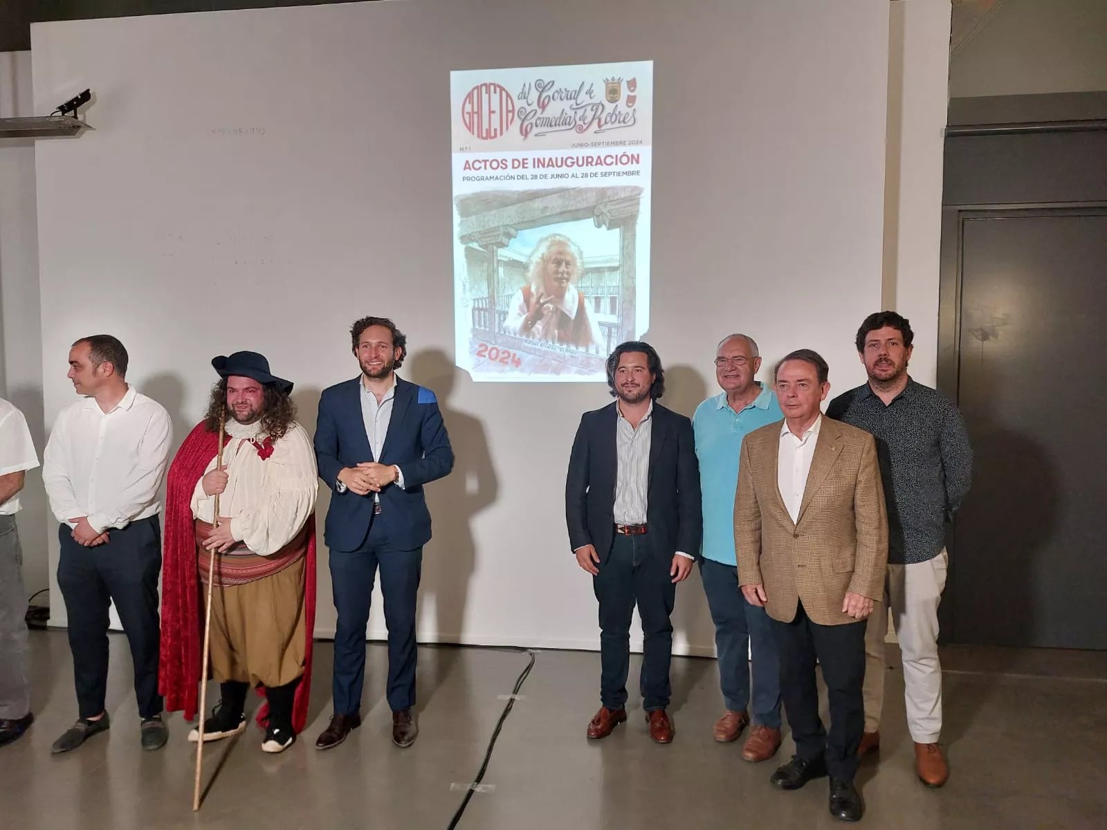 Presentación del Corral de Comedias de Robres