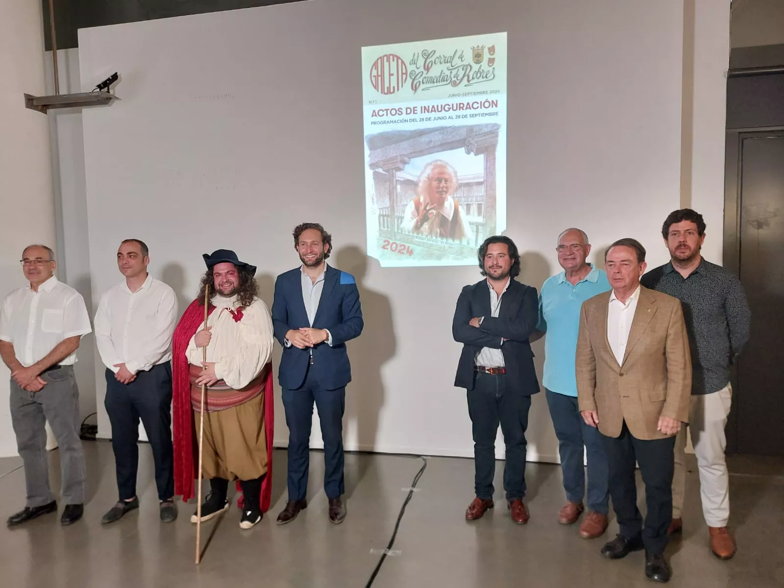 Presentación del Corral de Comedias de Robres