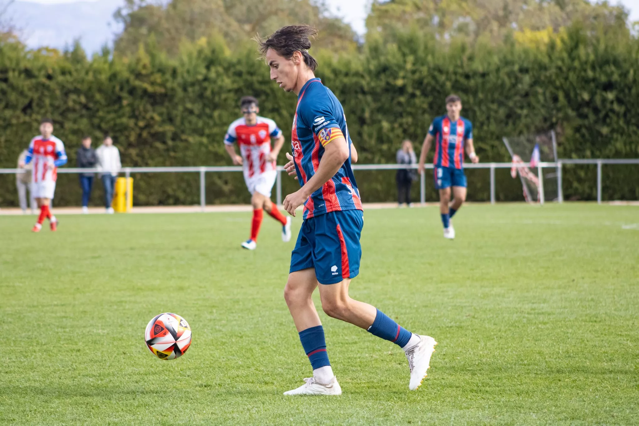 David García, exjugador del Huesca B, en un partido en la Base Aragonesa de la temporada pasada. David García, exjugador del Huesca B, en un partido en la Base Aragonesa de la temporada pasada.