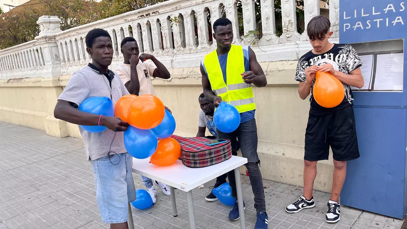 Actividades en Huesca por el Día Mundial de los Refugiados. Foto Mercedes Manterola