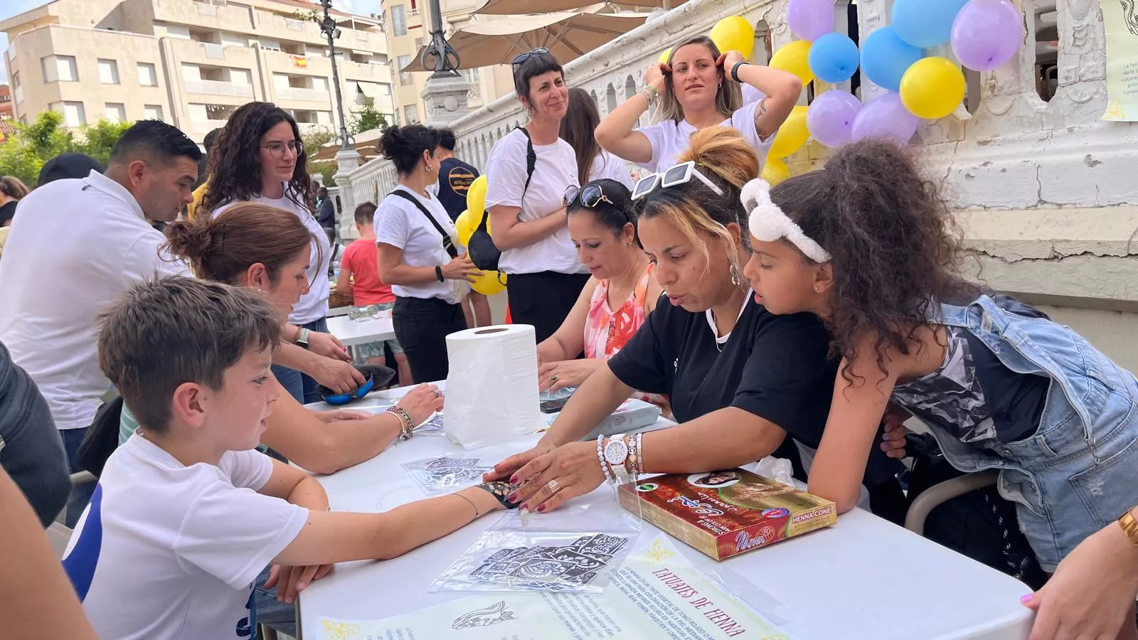 Actividades en Huesca por el Día Mundial de los Refugiados. Foto Mercedes Manterola